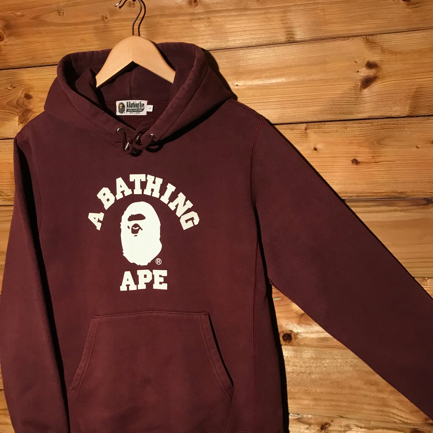 Bape, A Bathing Ape Classic College Spellout hoodie