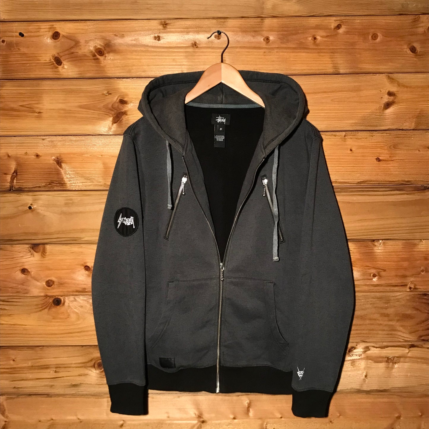 Stüssy x Kostas Seremetis KΣ Multi Pocket zip up hoodie
