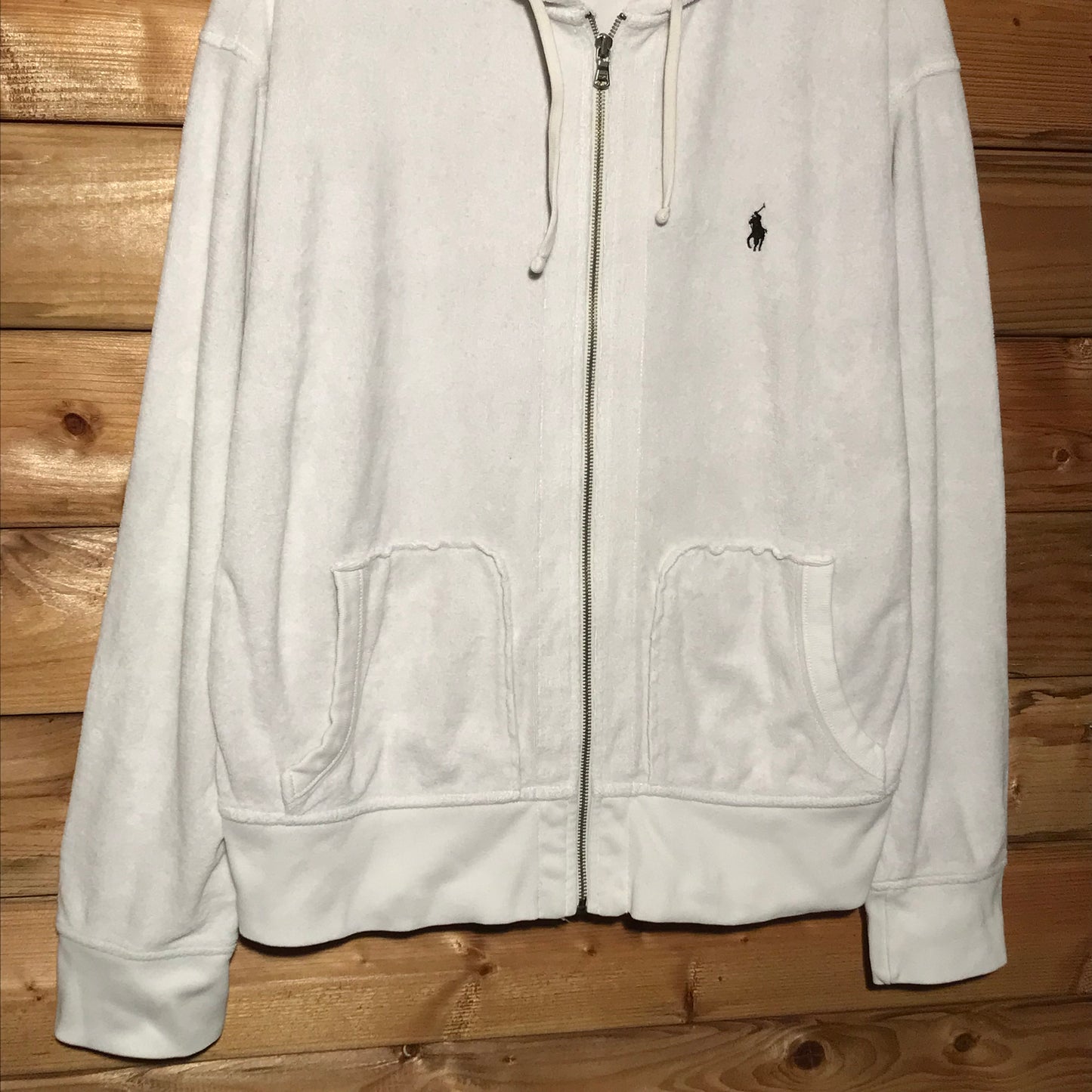 90s Polo Ralph Lauren Towelling zip up hoodie