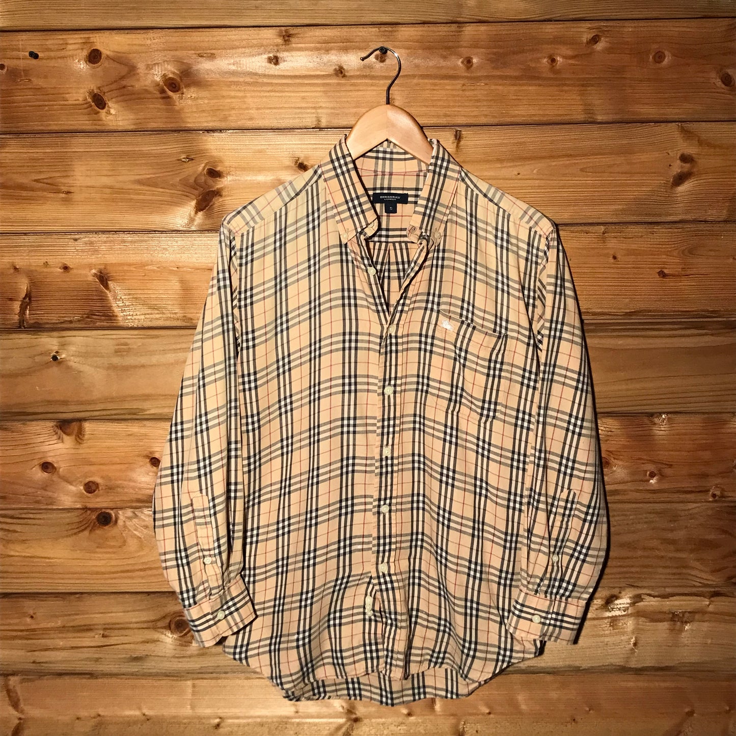 Burberry Nova Check Pattern long sleeve button up shirt