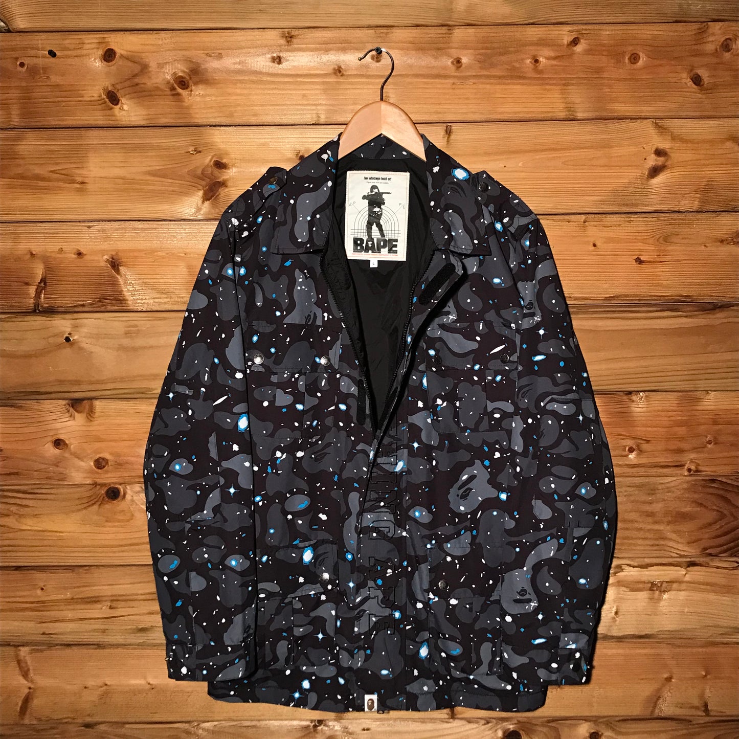 2020 Bape, A Bathing Ape Space Camo Military jacket