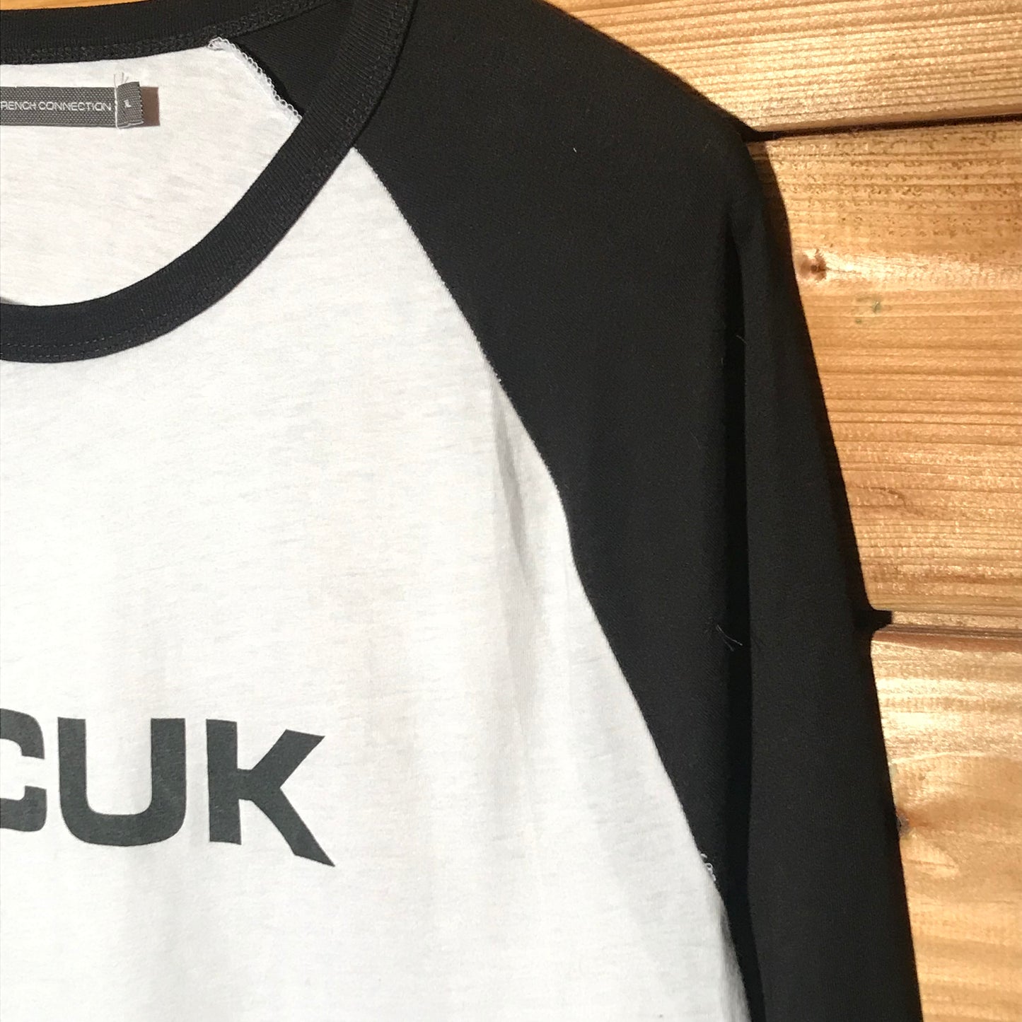 French Connection FCUK Spellout long sleeve t shirt