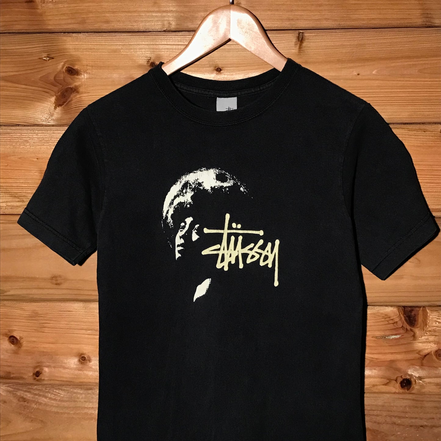 Stüssy Afro Centre Script Spellout t shirt