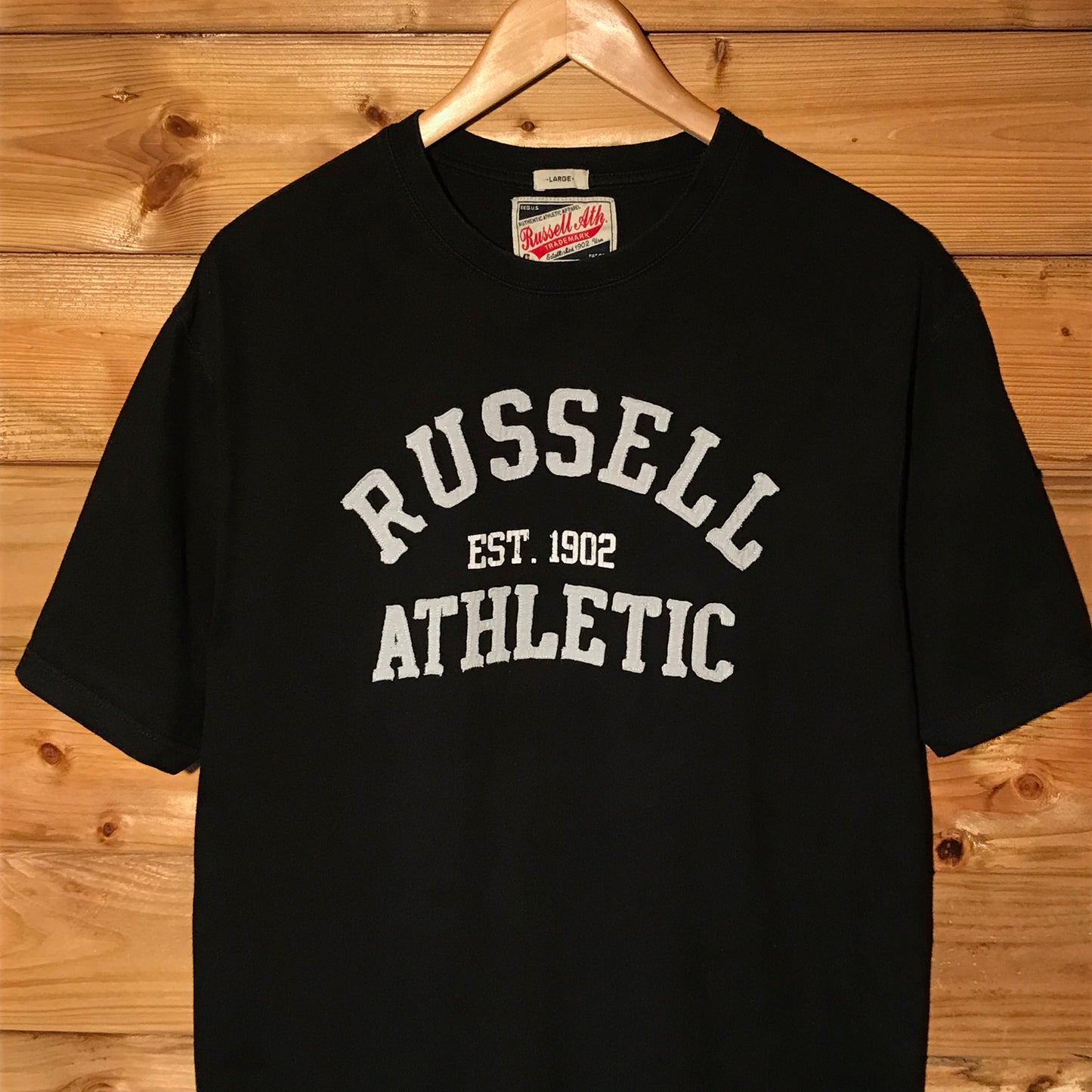 Russell Athletic Arc Spellout t shirt