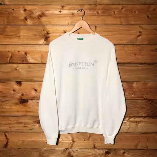 90s United Colors of Benetton Centre Spellout sweatshirt