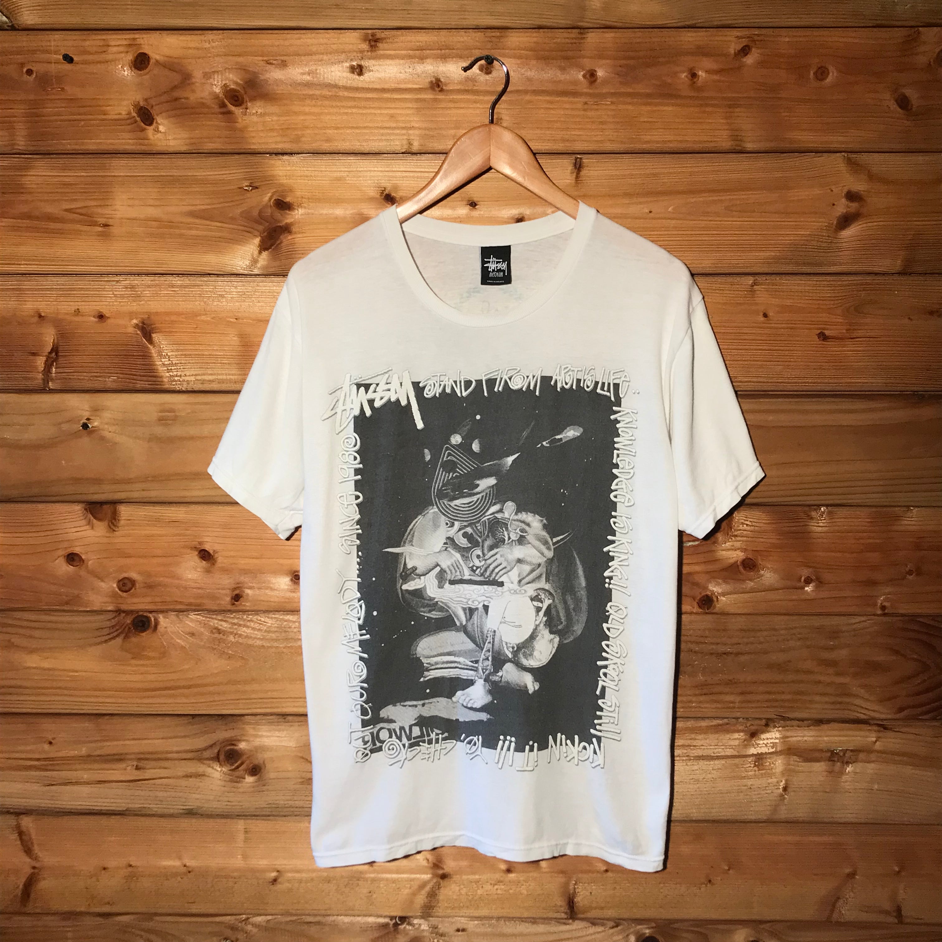 2012 Stüssy x Oil Works Sampler Of Garapagos t shirt – HeresWear