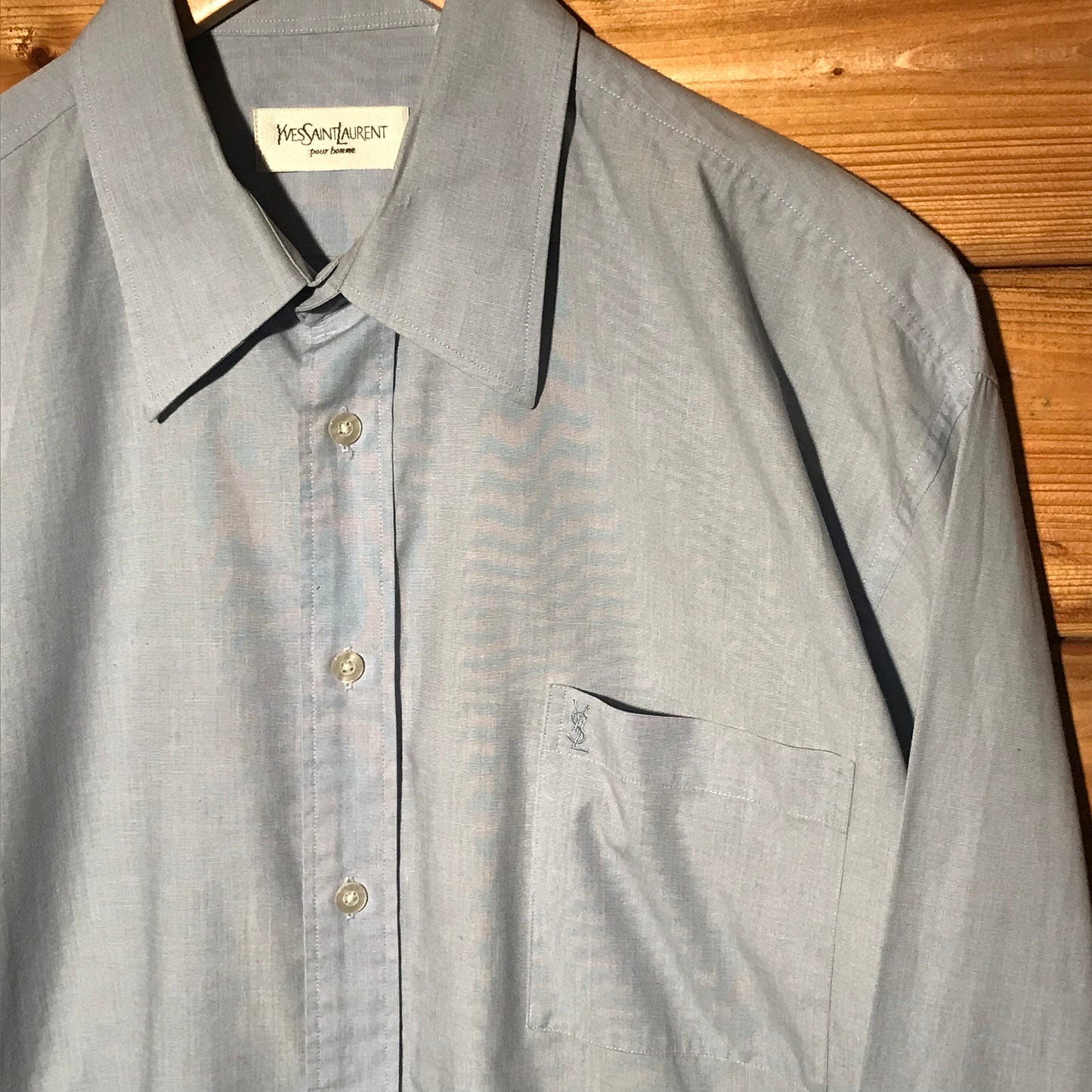 Yves Saint Laurent Tonal button up shirt