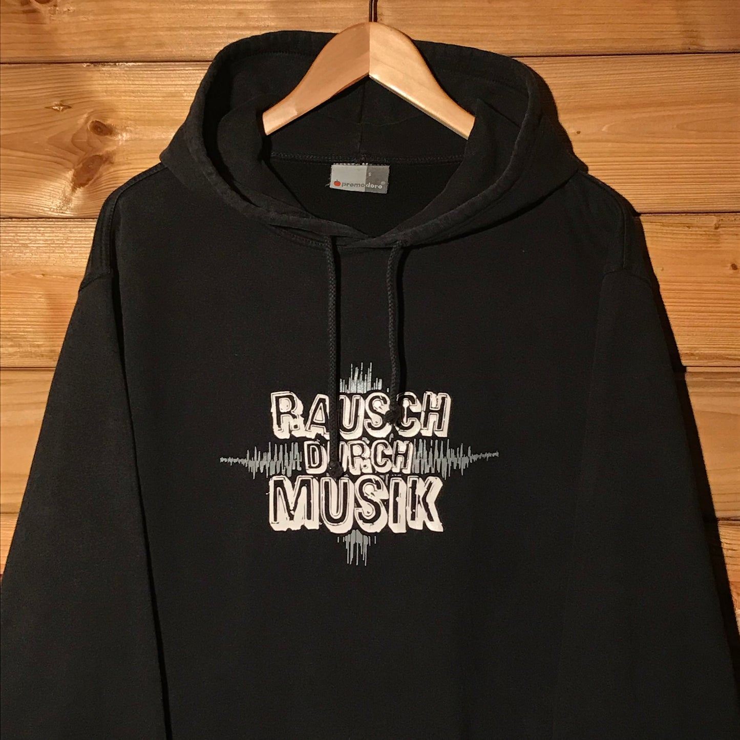 Sitte Rausch Durch Musik Centre Spellout hoodie