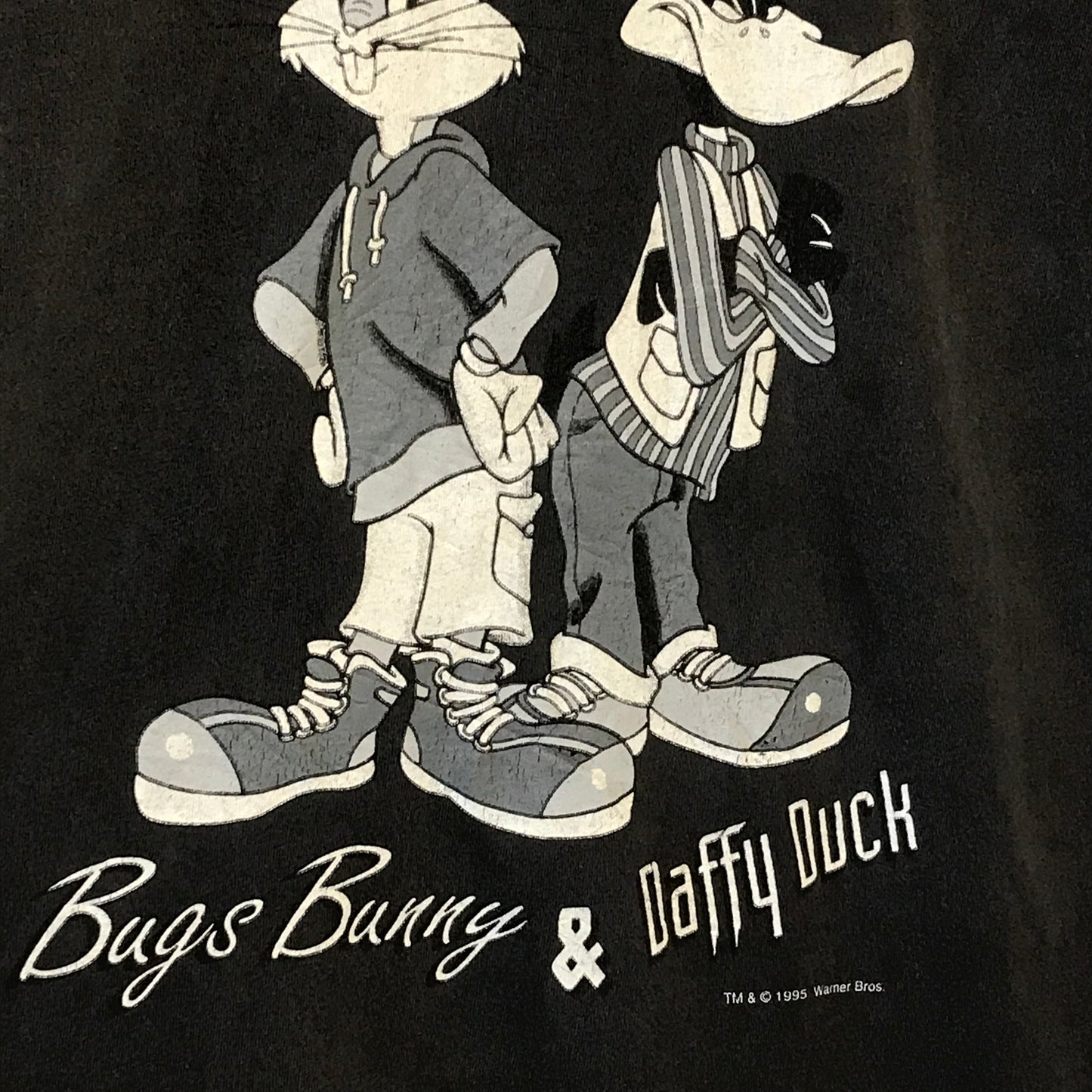 1995 Looney Tunes Bugs and Daffy Characters t shirt