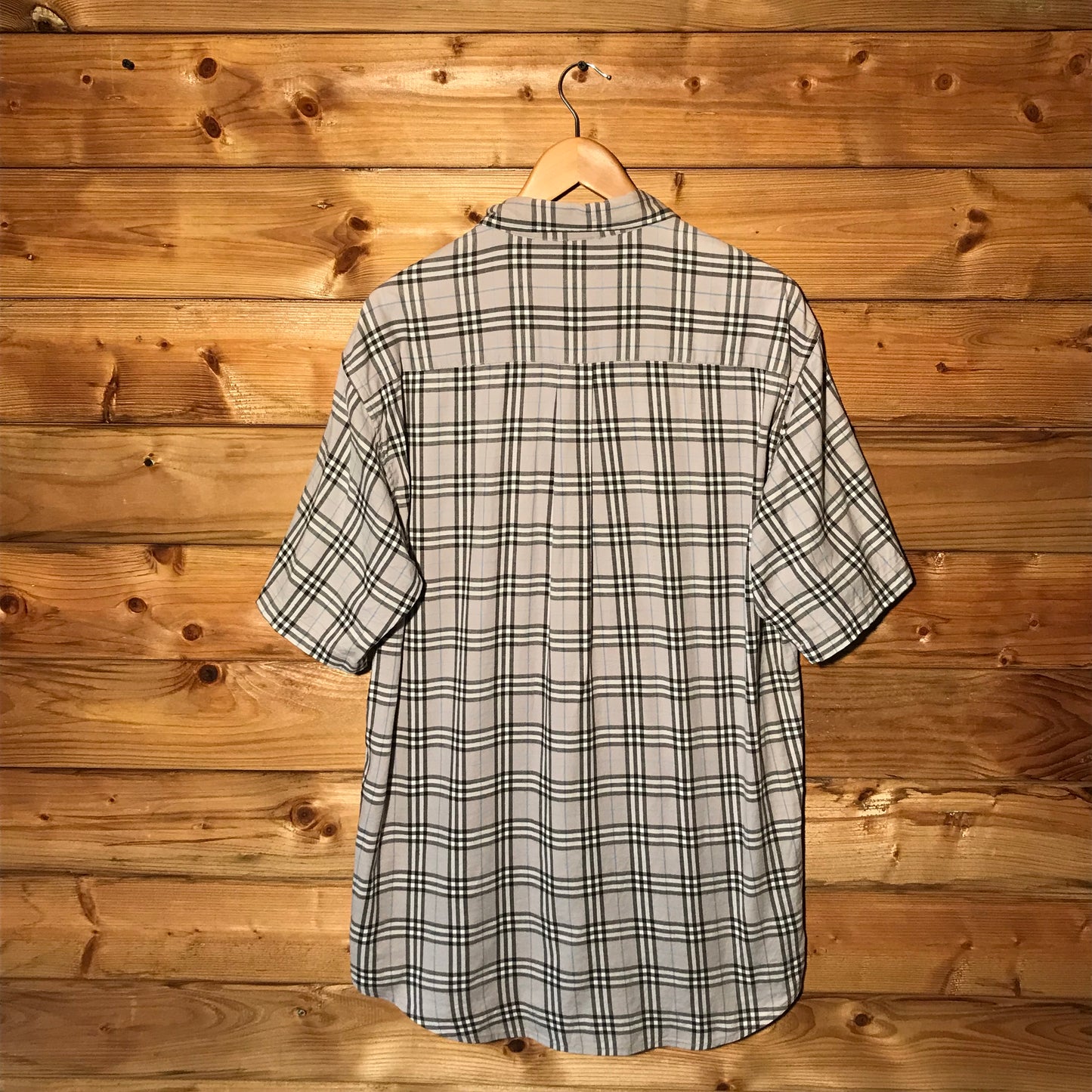 Burberry Nova Check Pattern short sleeve button up shirt