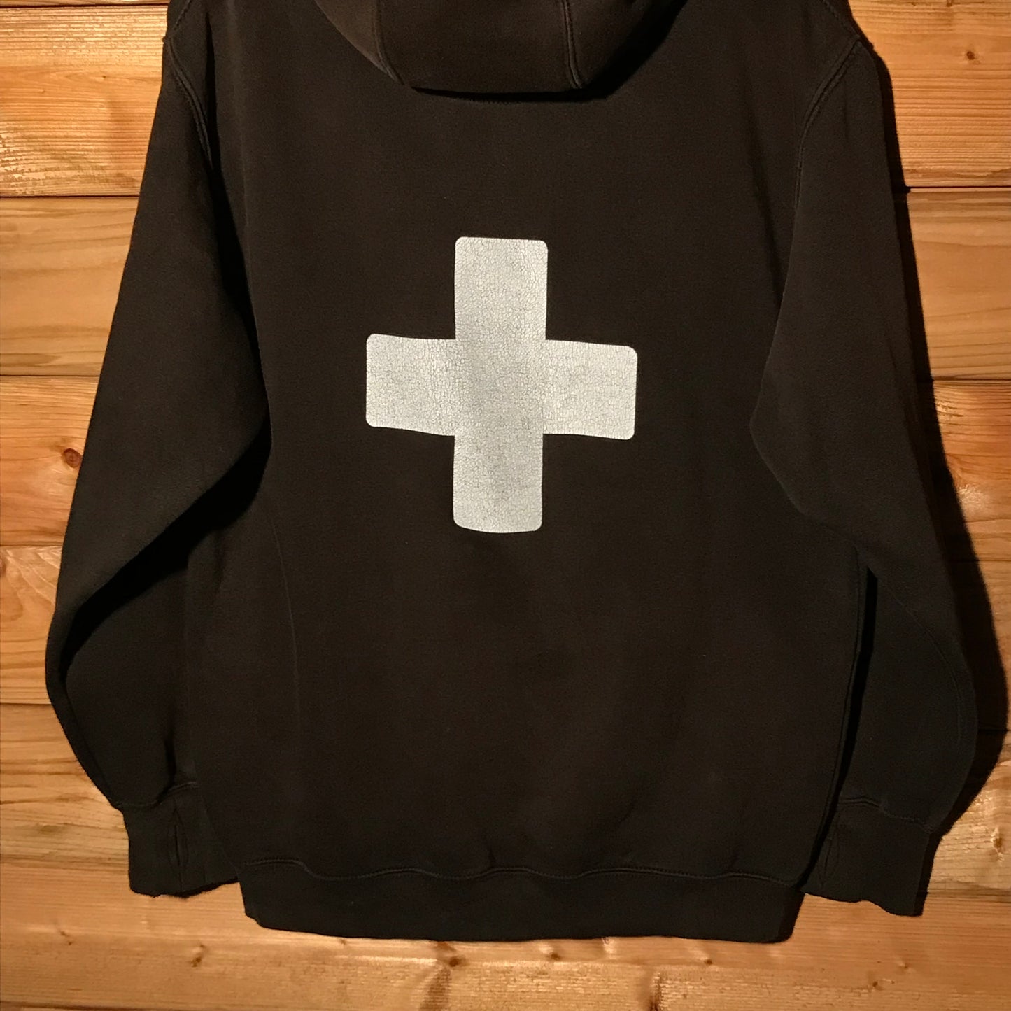 Places + Faces Centre Spellout hoodie