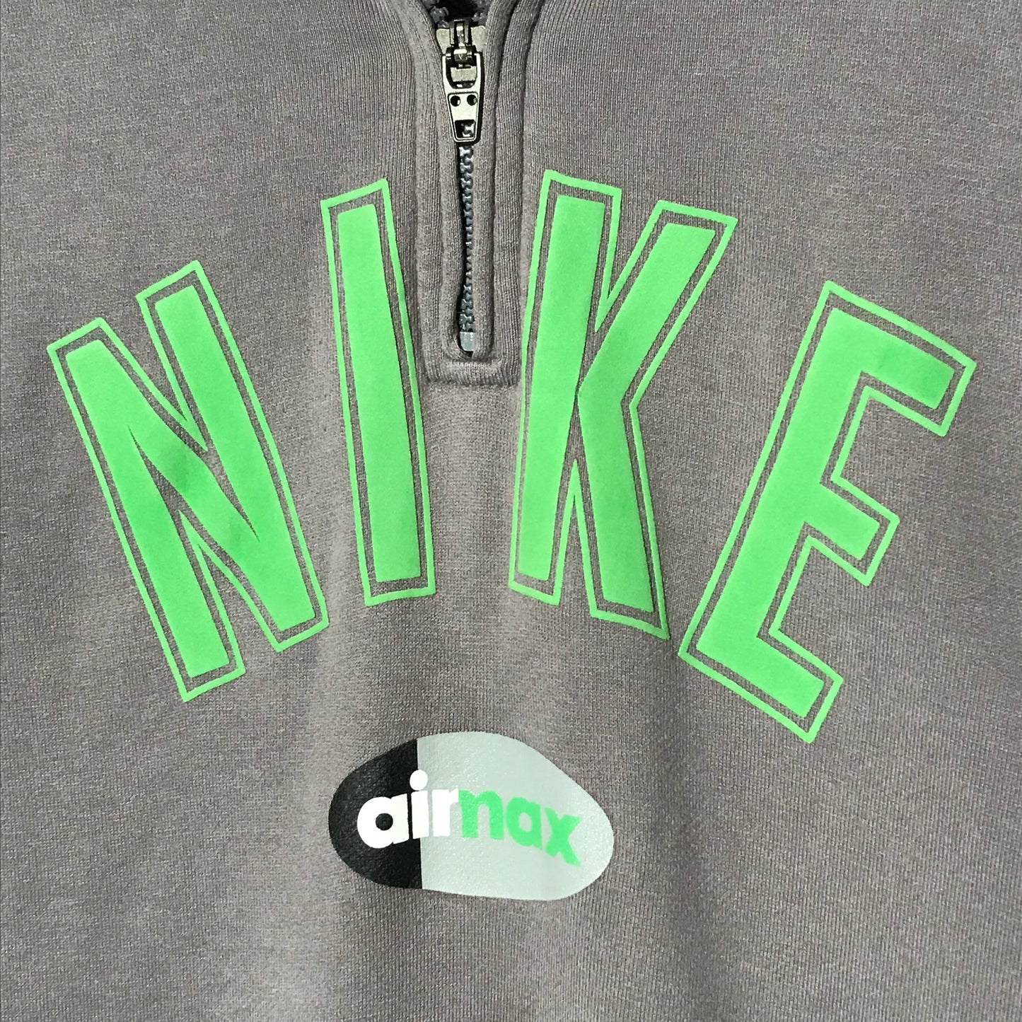 Nike Air Max Arc Spellout quarter zip sweatshirt