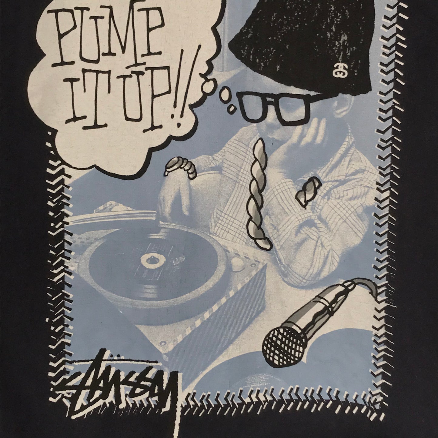 Stüssy Pump It Up DJ Kid Photo t shirt