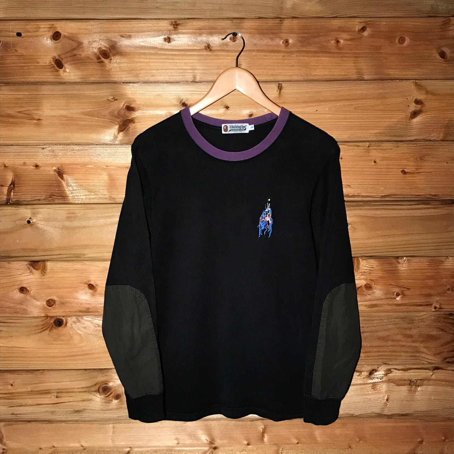 Bape, A Bathing Ape Polo Ralph Lauren Parody long sleeve t shirt