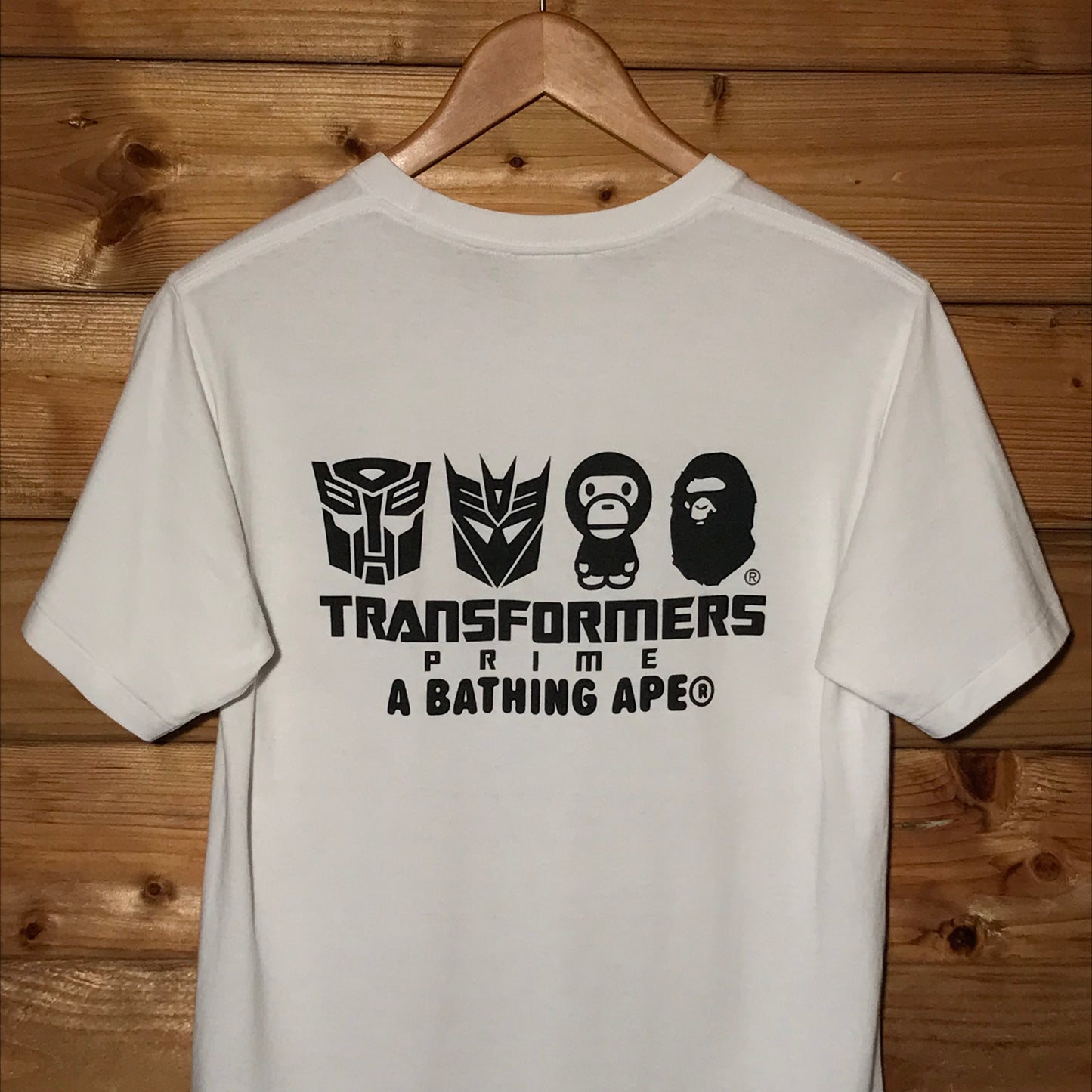 2013 Bape, A Bathing Ape x Transformers Optimus Prime t shirt