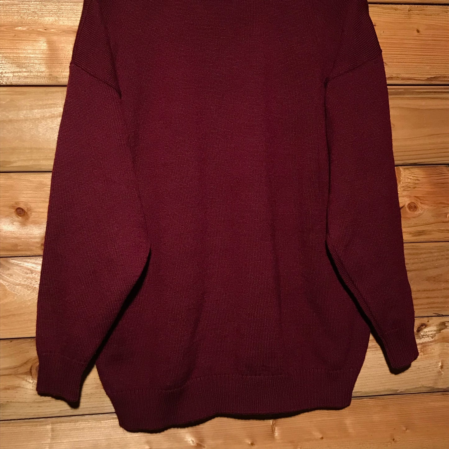 90s Burberry Equestrian Knight knit sweatshirt