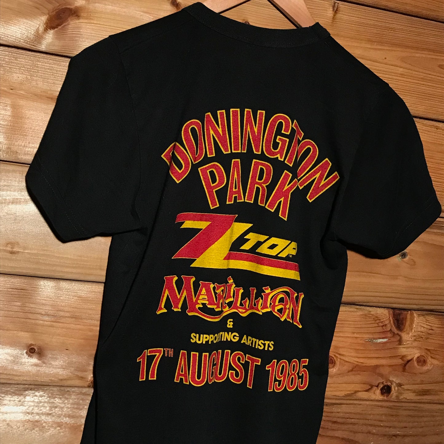 1985 ZZ Top Rocking The Castle Concert t shirt