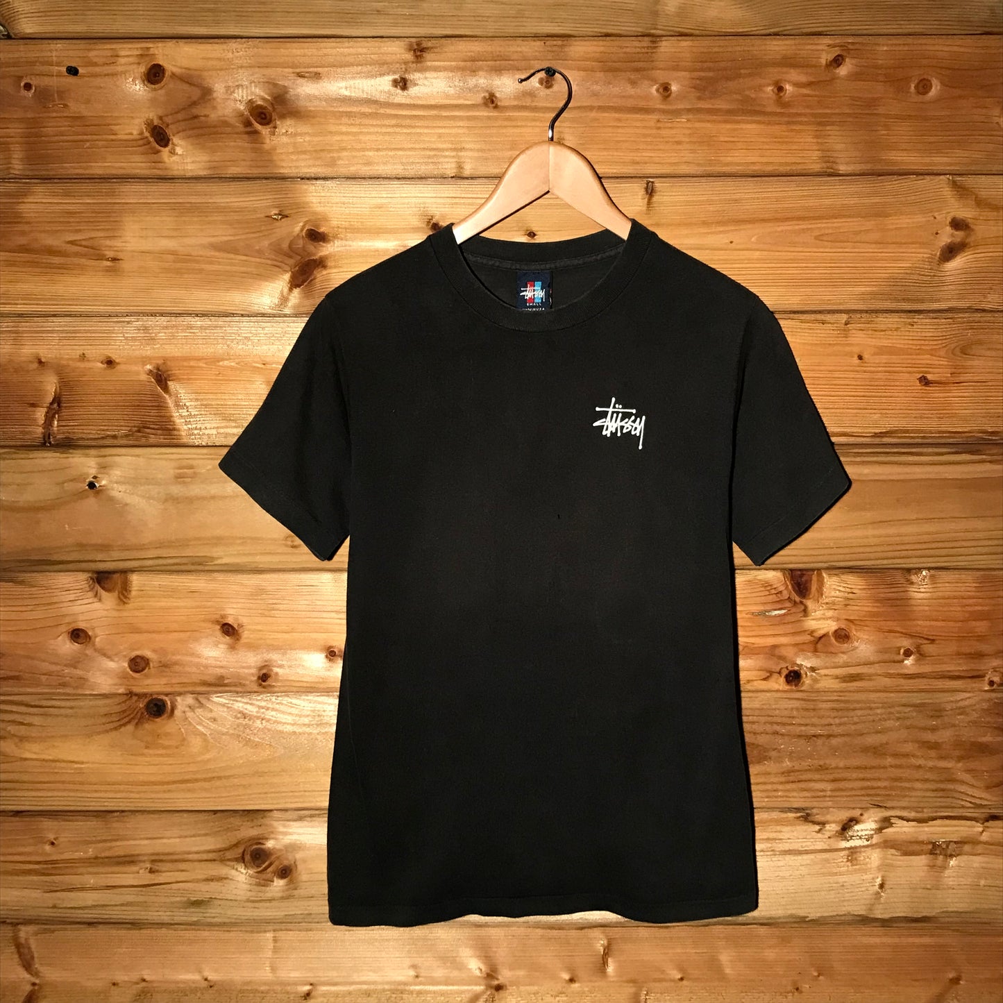 90s Stüssy Dragon Link Logo Script Spellout t shirt