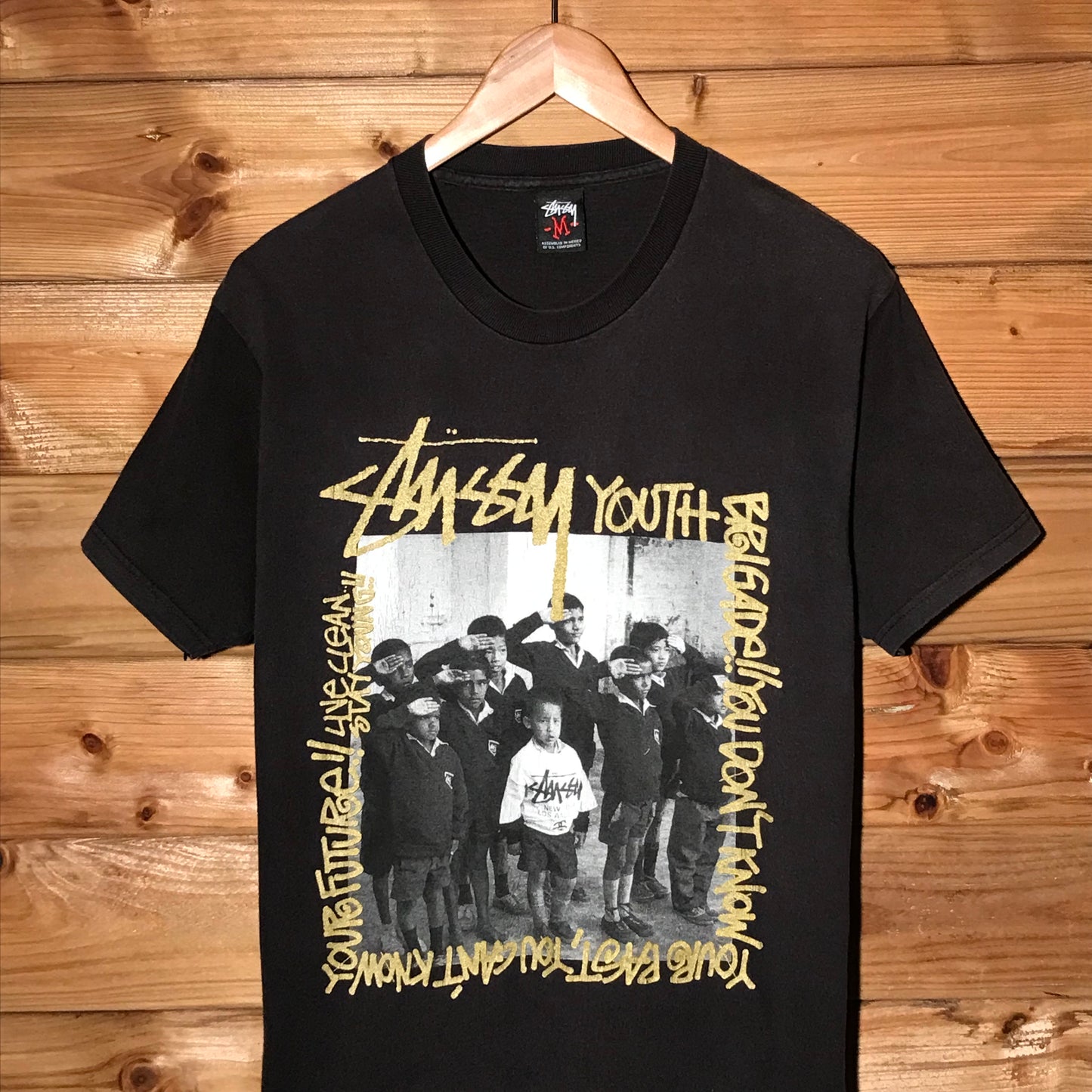 Stüssy Tribe Exclusive Youth Brigade Photo t shirt