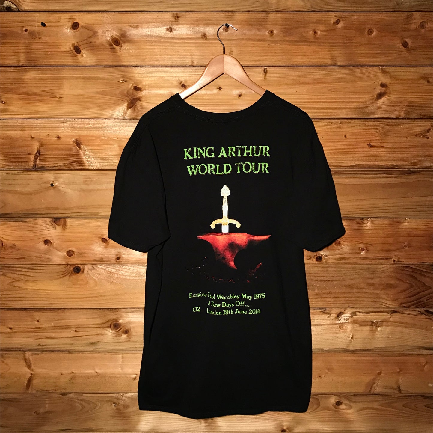 2016 Rick Wakeman King Arthur World Tour t shirt