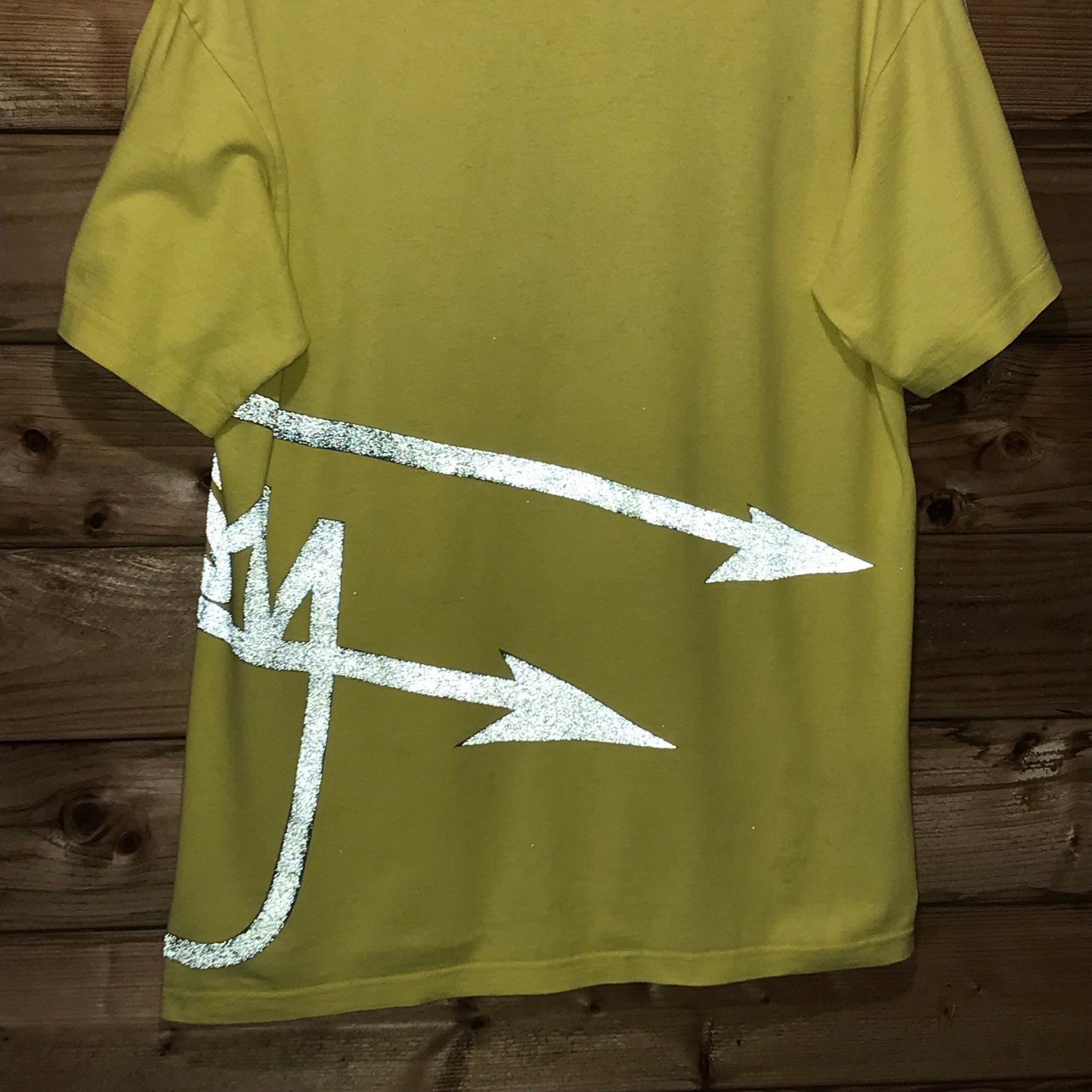 Stüssy x Futura Wraparound Tag Spellout t shirt