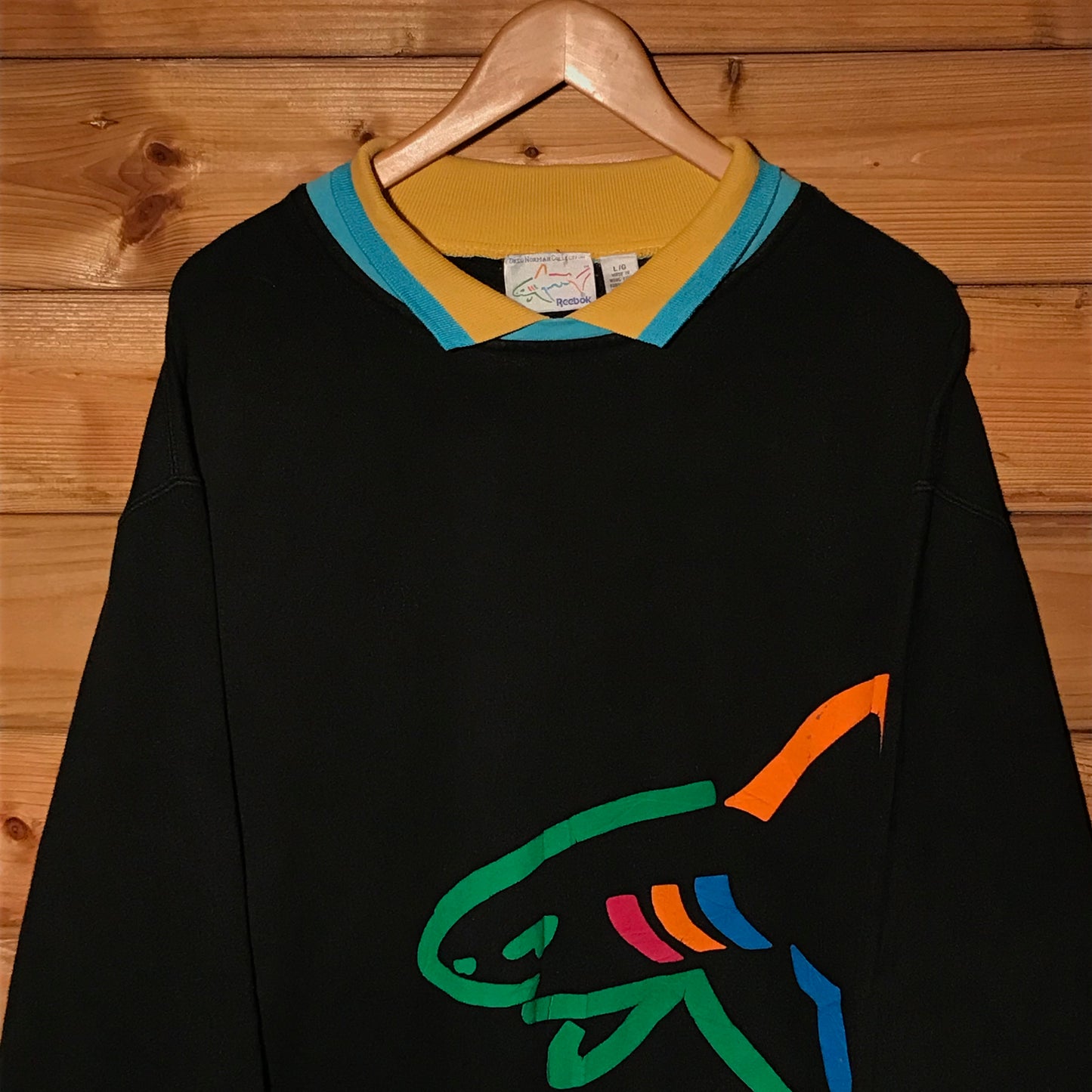 90s Reebok Greg Norman Collection Big Shark sweatshirt