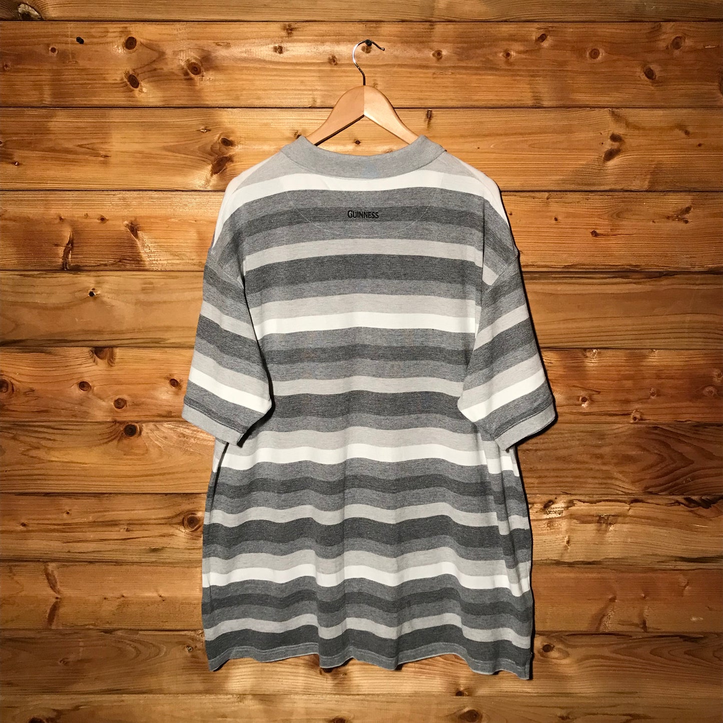 Guinness Striped polo t shirt