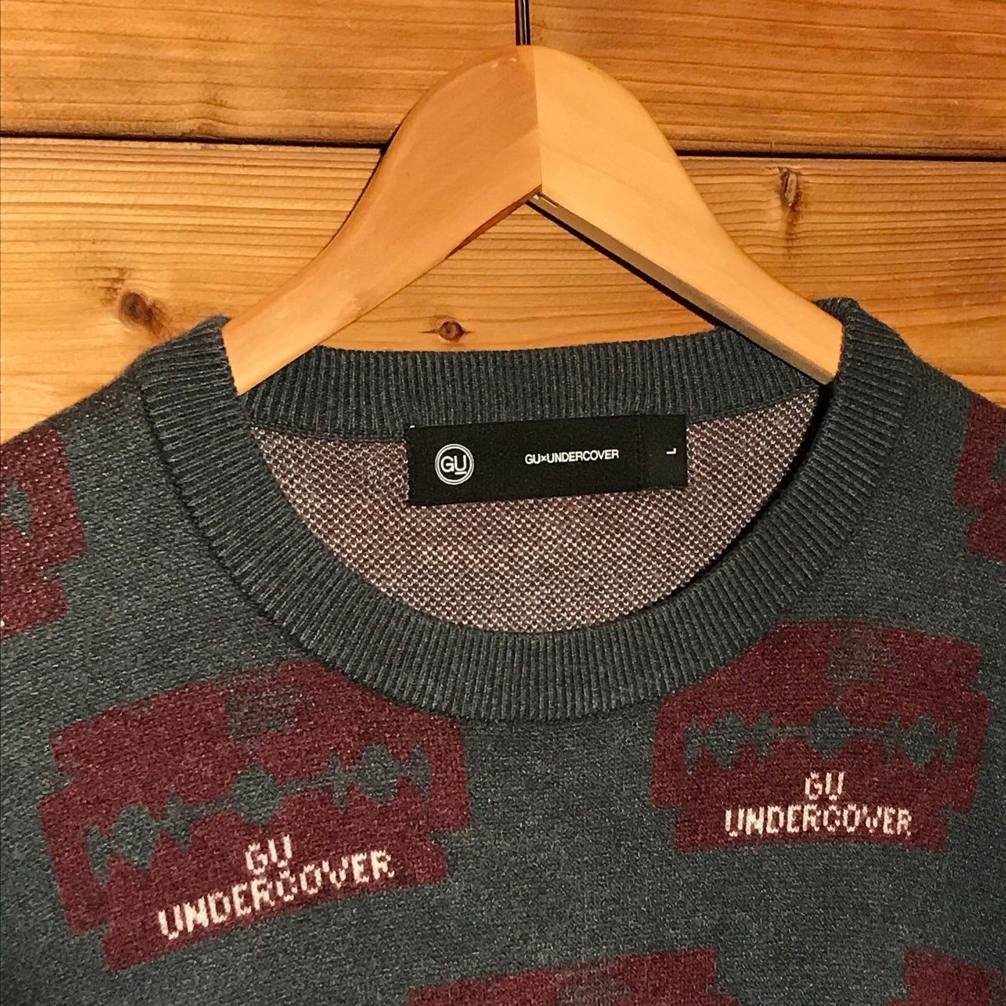 Undercover x GU Razor Blades Jacquard knit sweatshirt