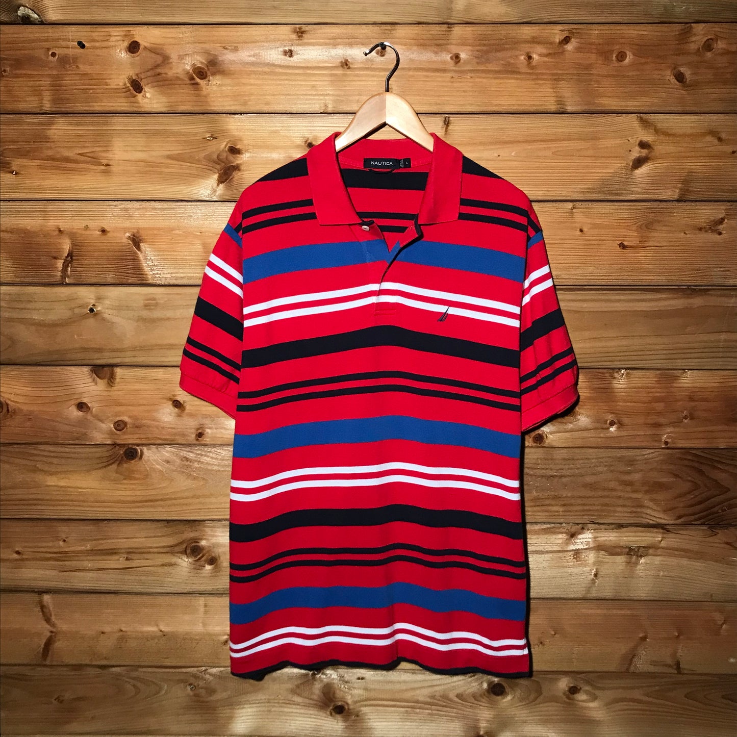 Nautica Stripes polo t shirt