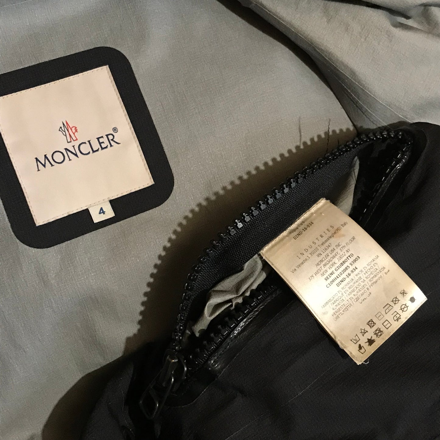 2017 Moncler x Off White 3M Sienne jacket