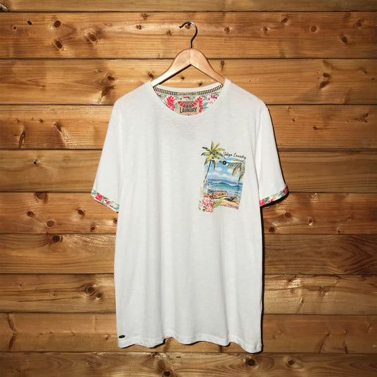 Tokyo Laundry Floral Pocket t shirt