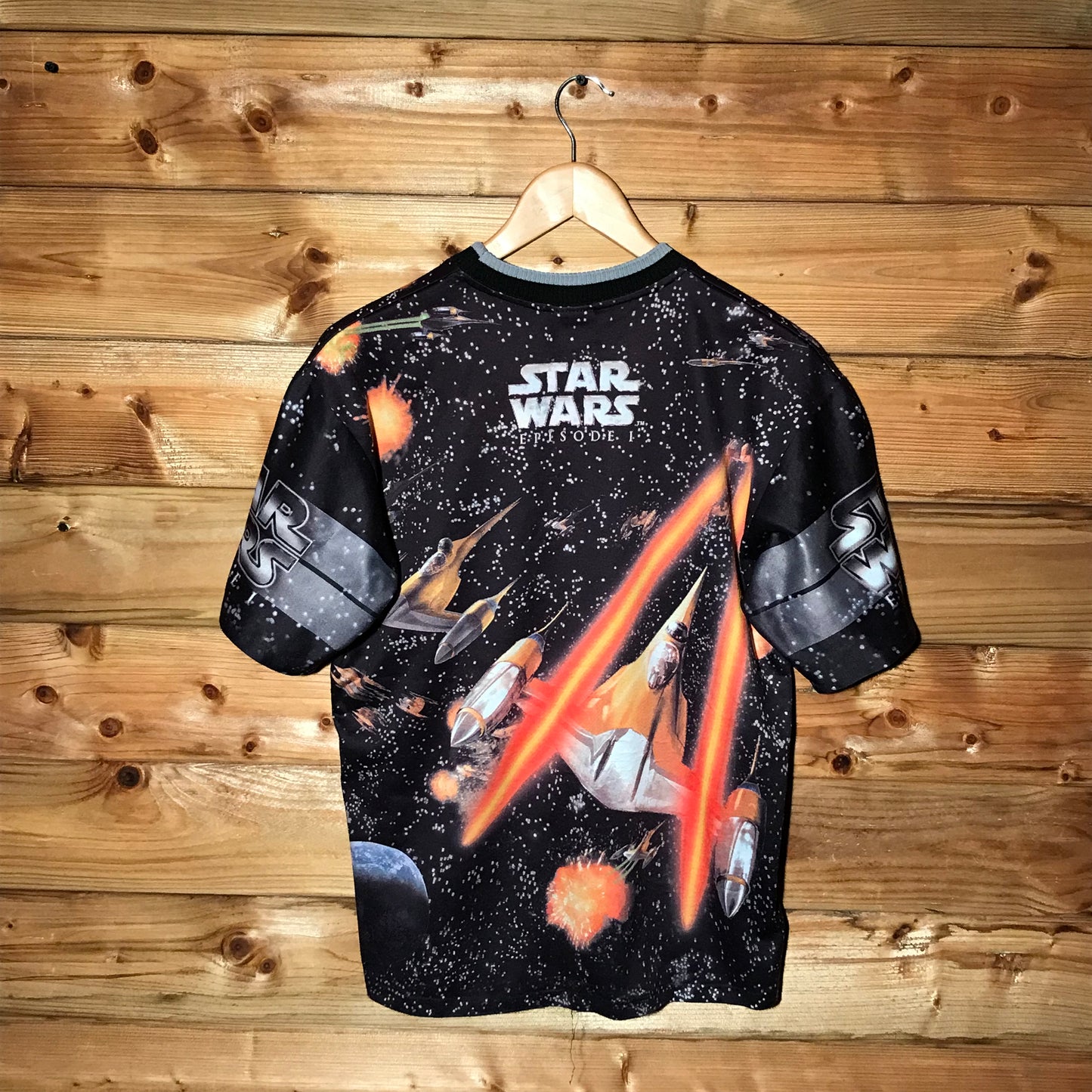 90s Star Wars Episode 1 Promo AOP t shirt