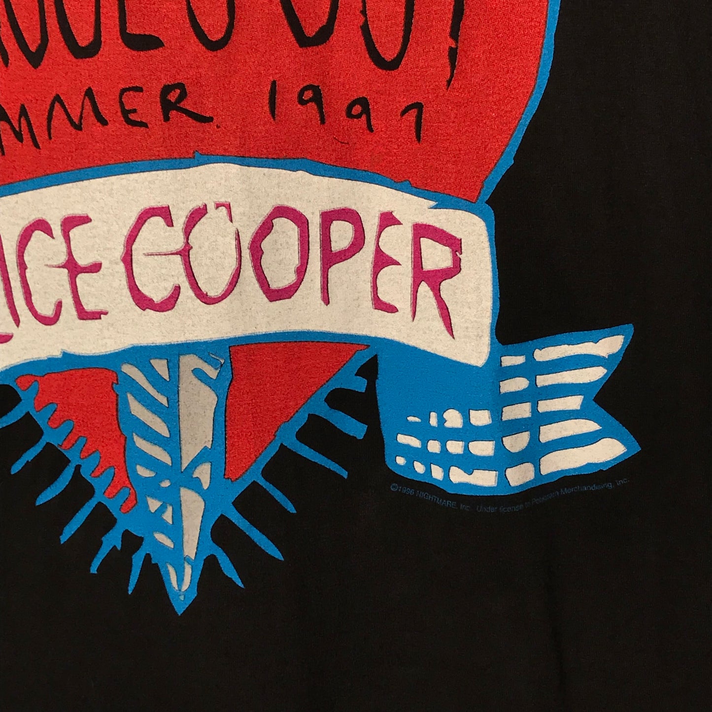 1997 Alice Cooper School's Out For Summer Europe Tour tank top t shirt