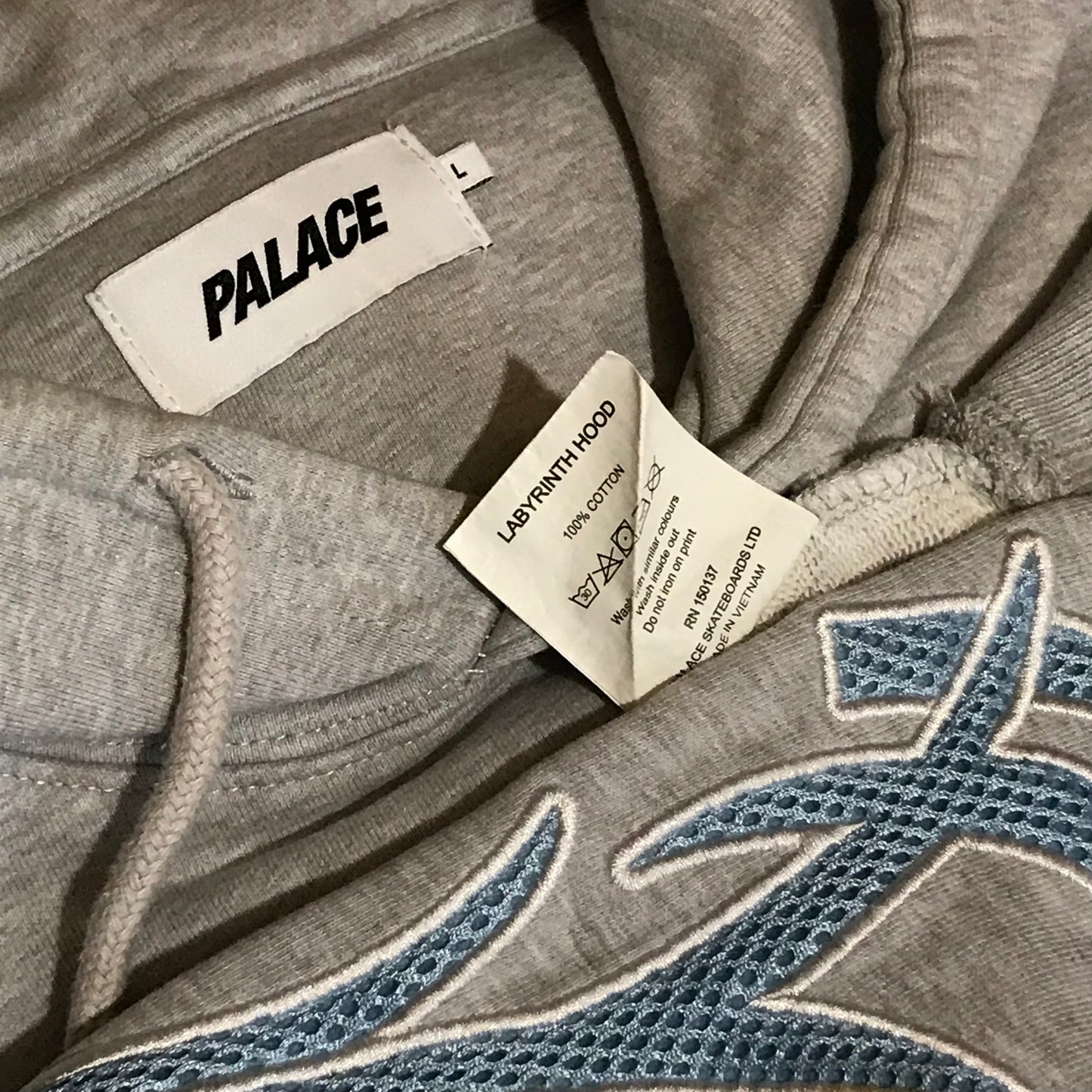 2021 Palace Labyrinth Spellout hoodie