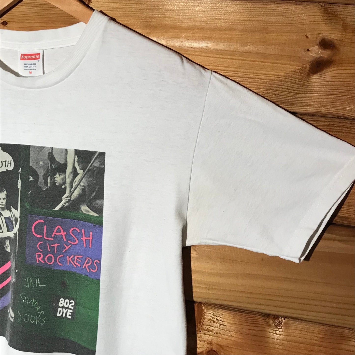 Supreme The Clash Shut Your Mouth t shirt