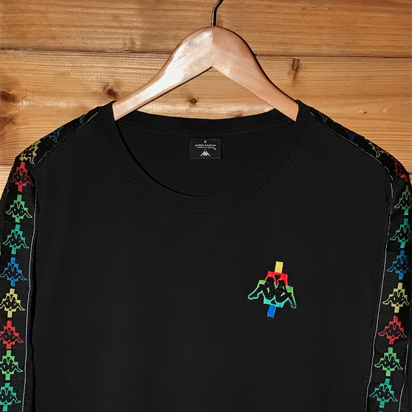 Kappa x Marcelo Burlon Multicolour Taped t shirt