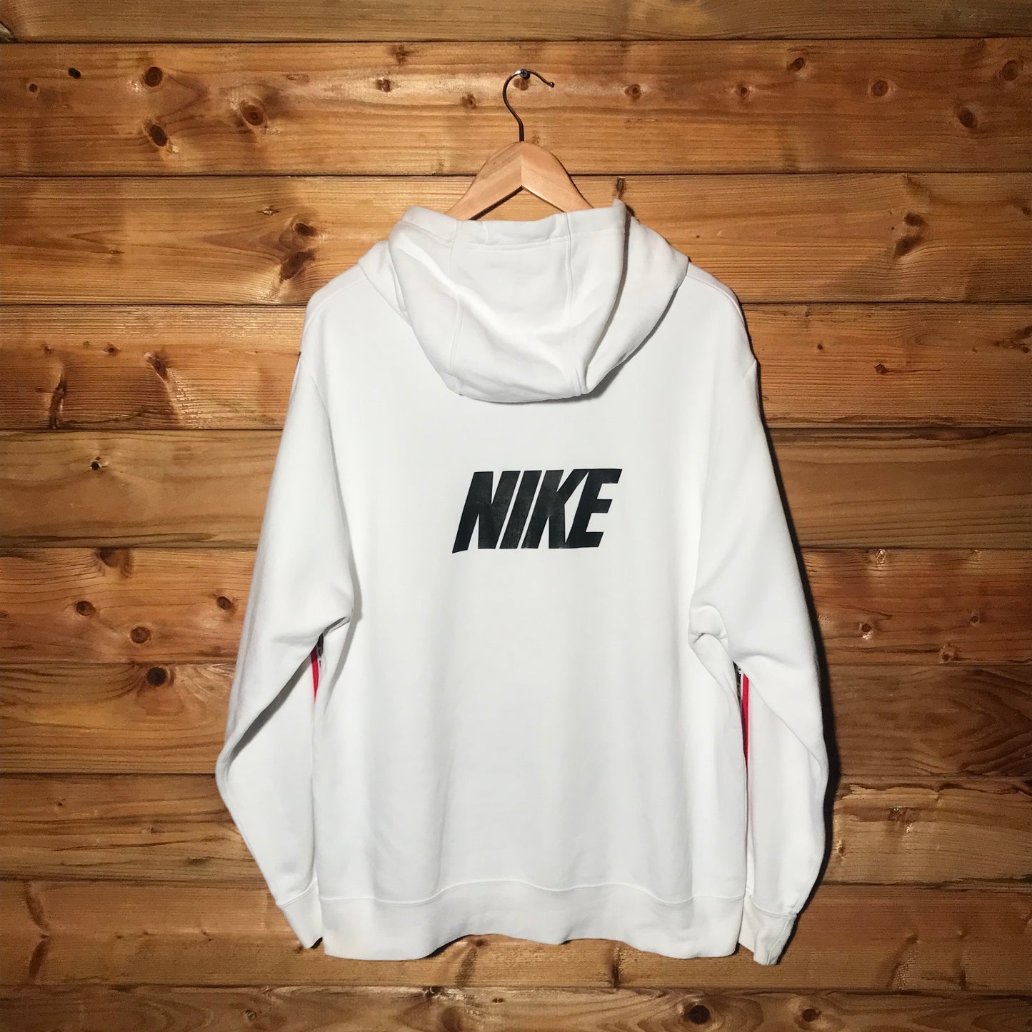 Nike Taped Spellout Centre Swoosh hoodie