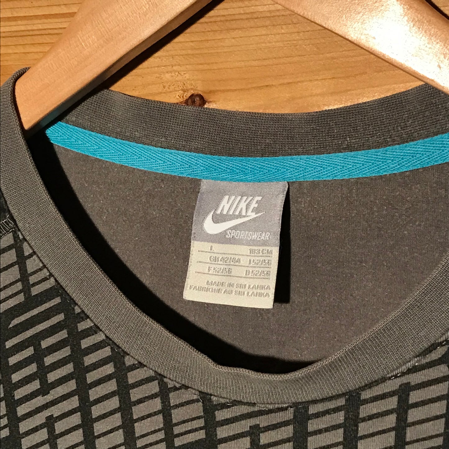 2009 Nike Air Gradient Spellout AOP t shirt