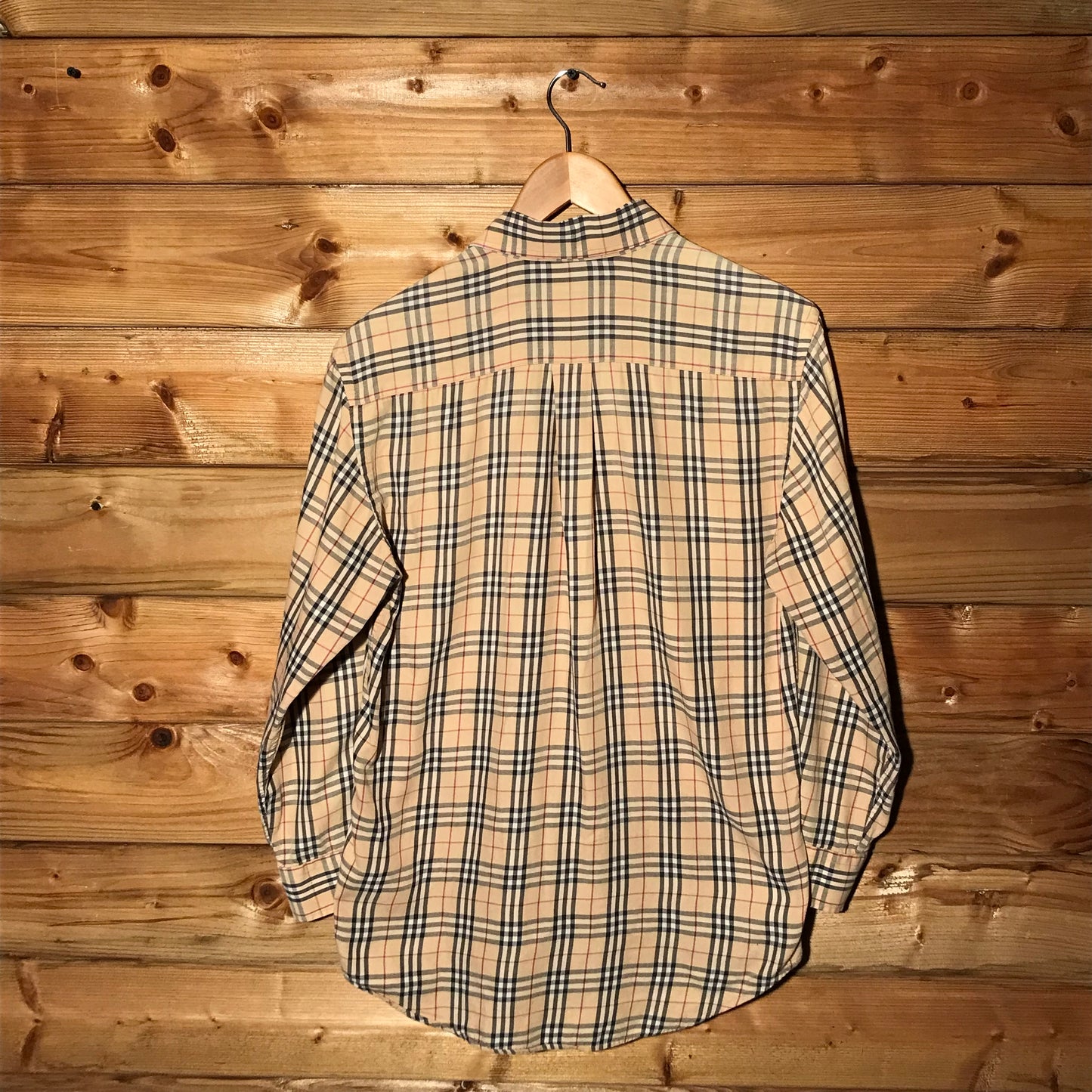 Burberry Nova Check Pattern long sleeve button up shirt