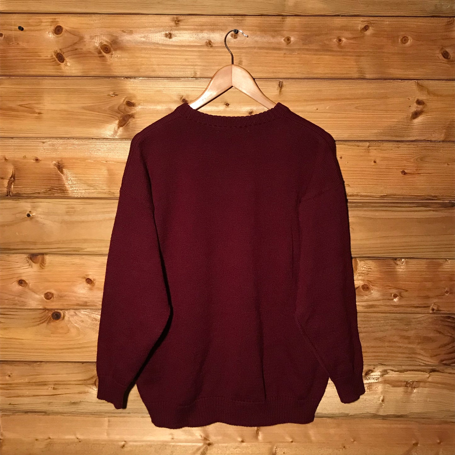 90s Burberry Equestrian Knight knit sweatshirt