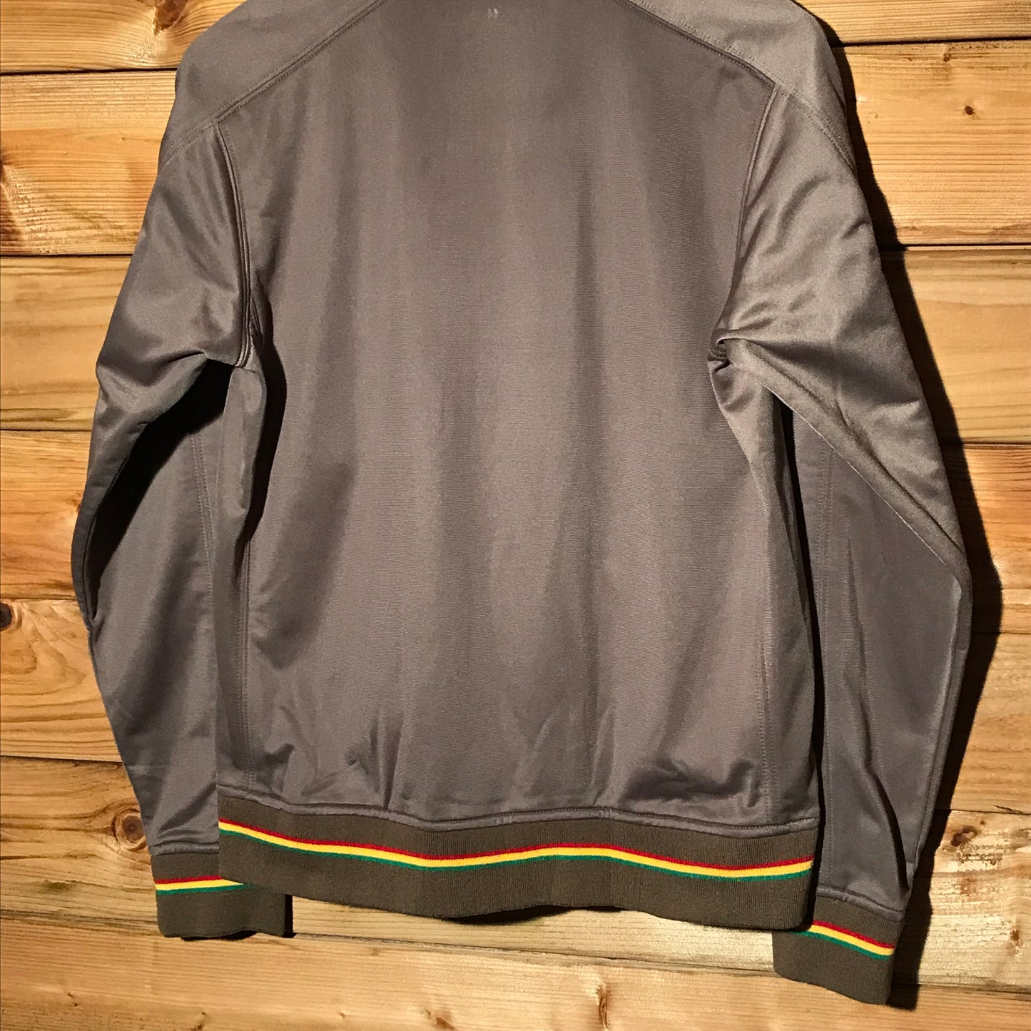 Stüssy Arc Spellout Rasta Striped track jacket