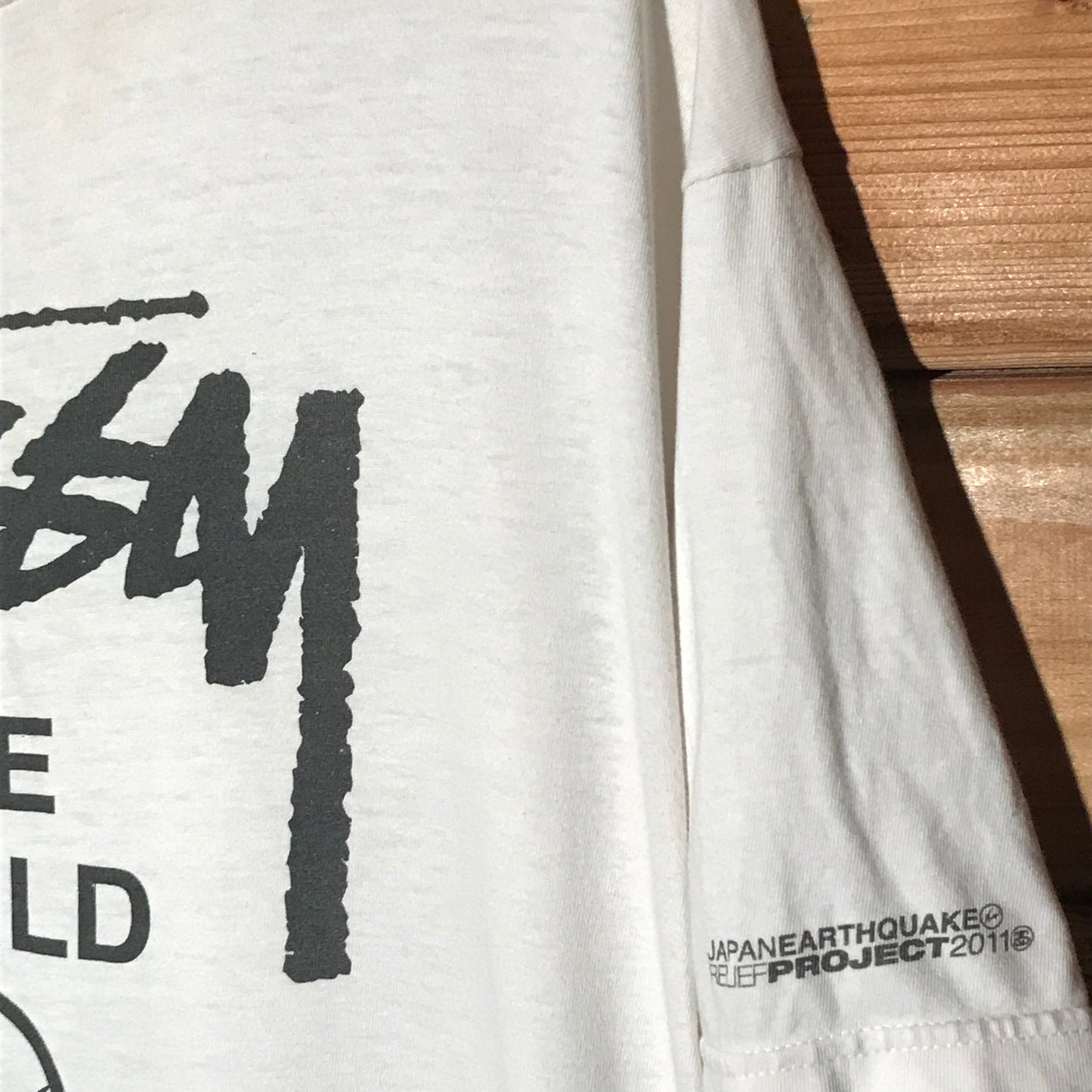 2011 Stüssy x Fragment Design Japan Earthquake Relief t shirt