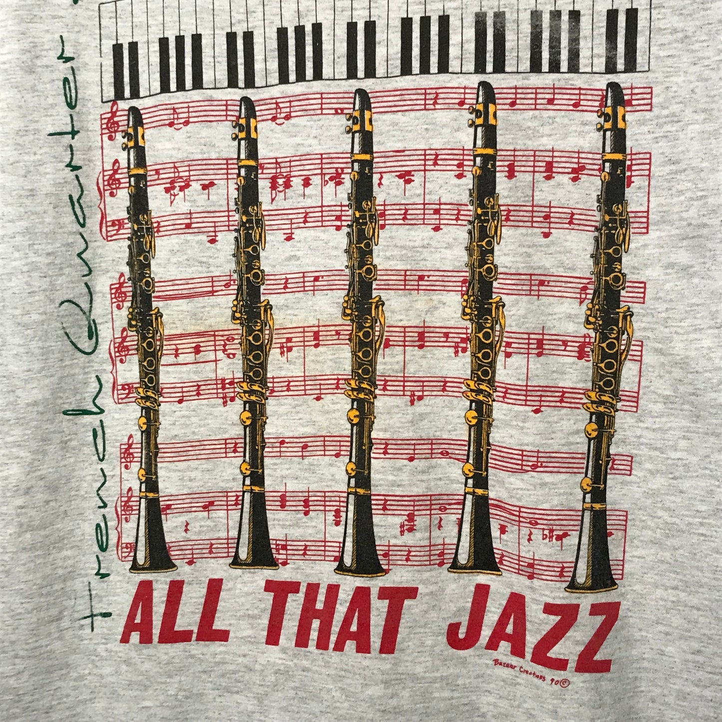 1990 New Orleans All That Jazz t shirt