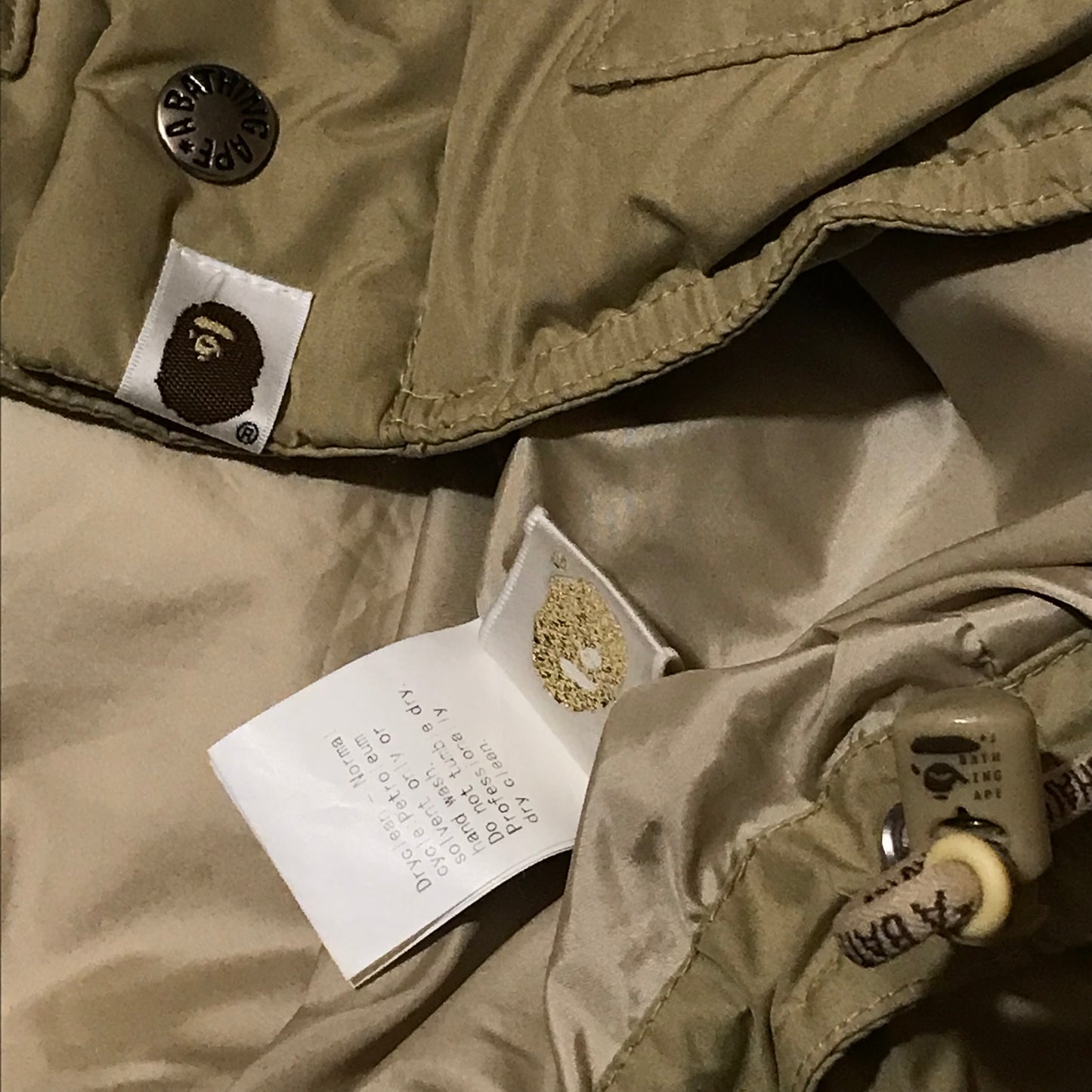 Bape, A Bathing Ape Essentials Down puffer gilet