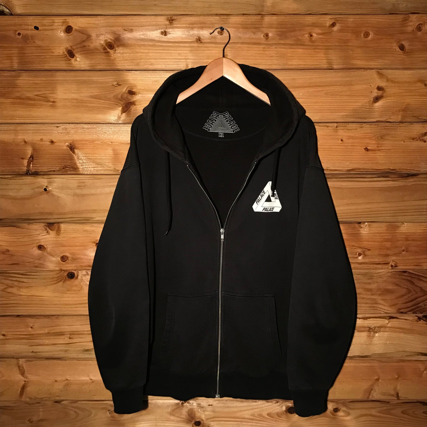 2016 Palace Single Triferg Thermal heavyweight zip up hoodie