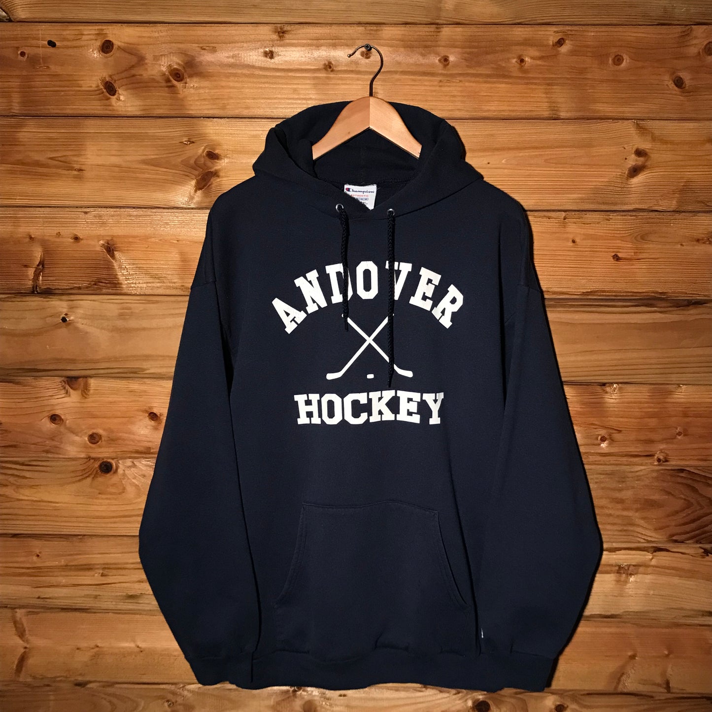 Champion Andover Hockey Team Centre Spellout hoodie