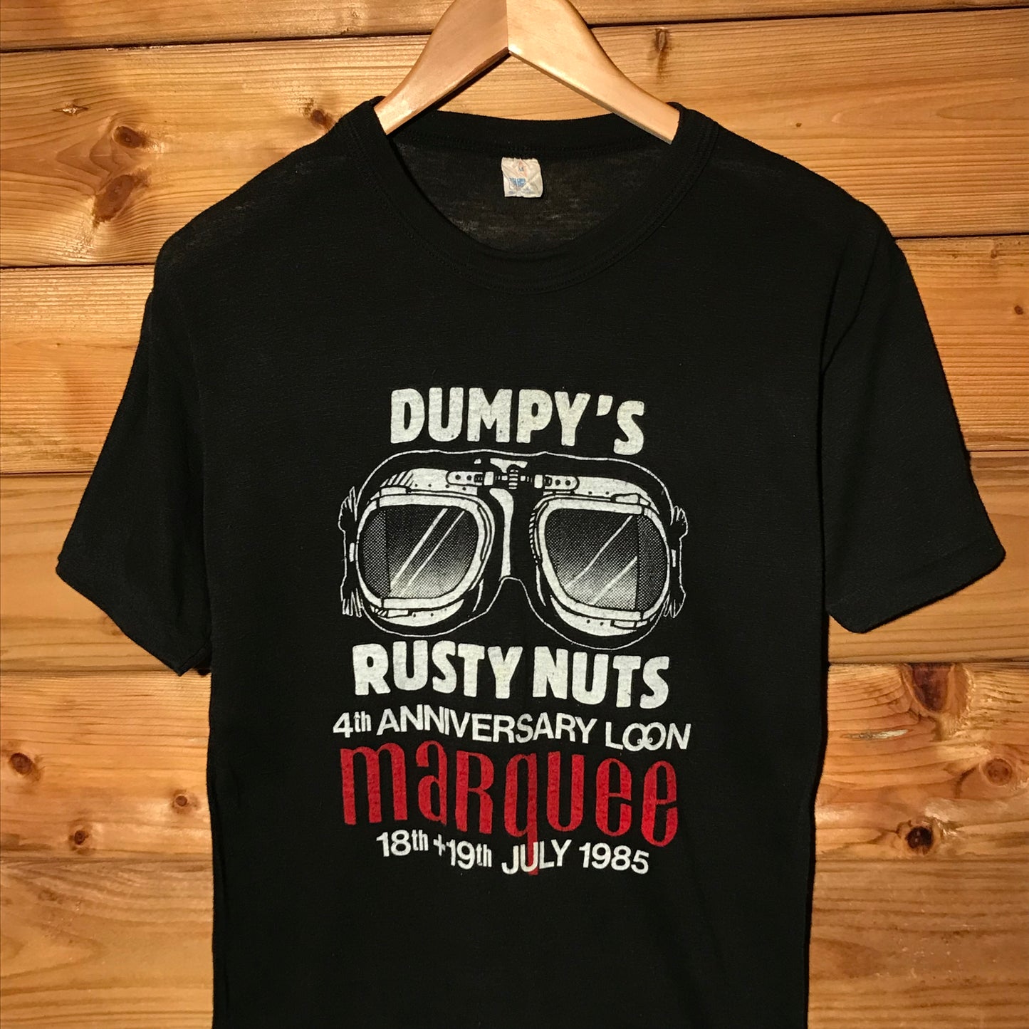 1985 Dumpy's Rusty Nuts Marquee Club London Concert t shirt