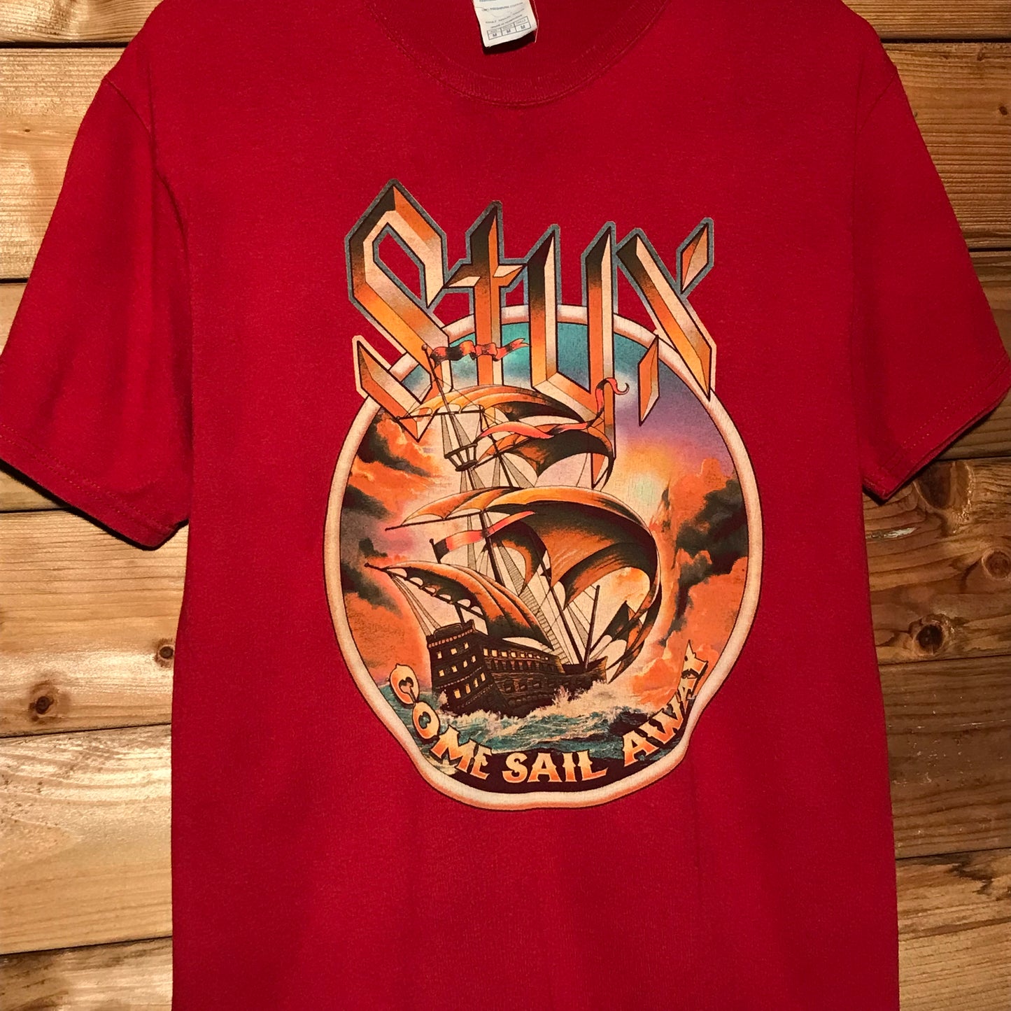 2014 Styx Come Sail Away USA Tour t shirt