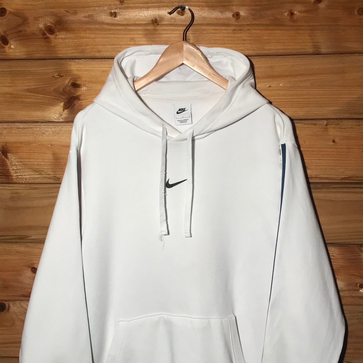 Nike Taped Spellout Centre Swoosh hoodie