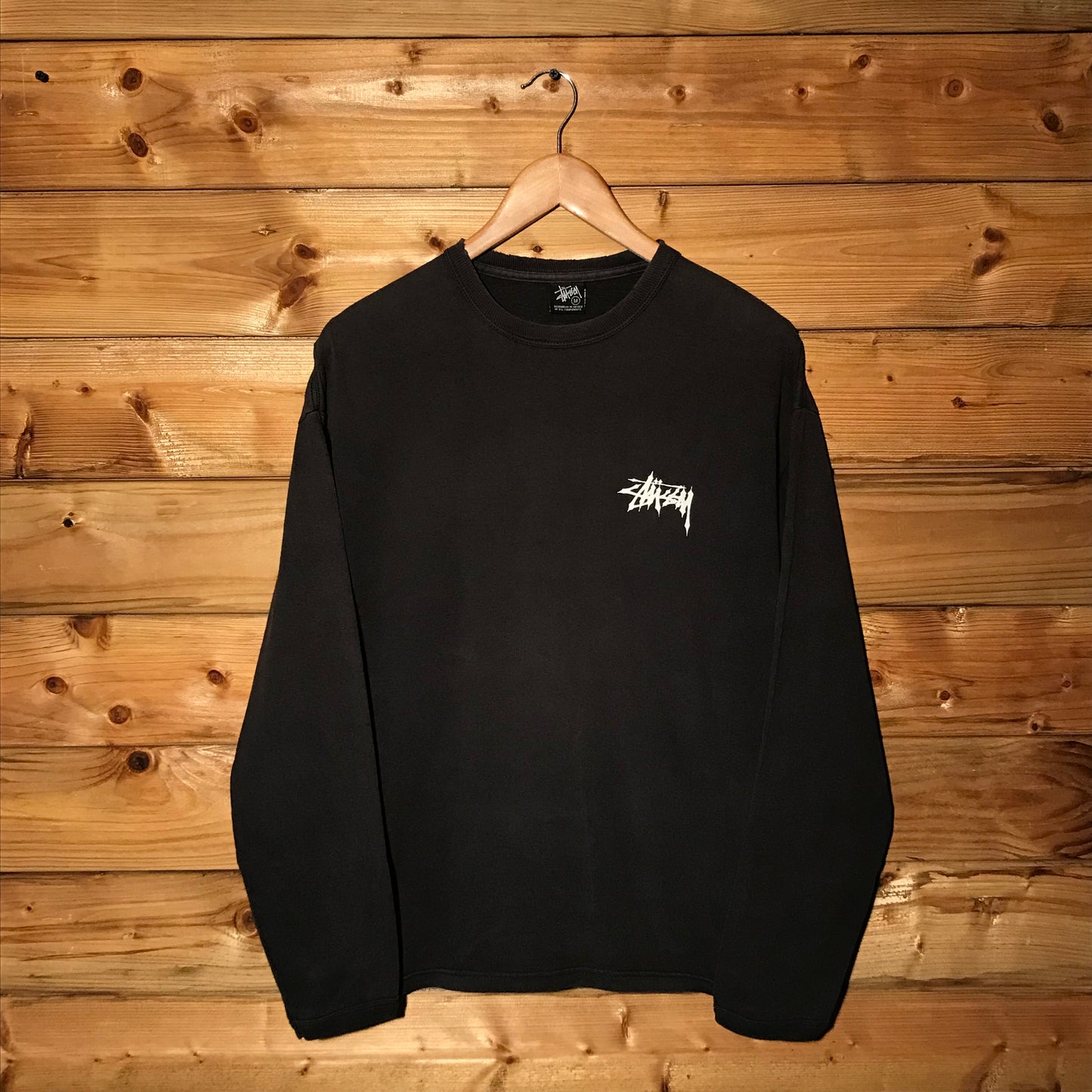 Stüssy Gradient Skulls Double Script Spellout long sleeve t shirt